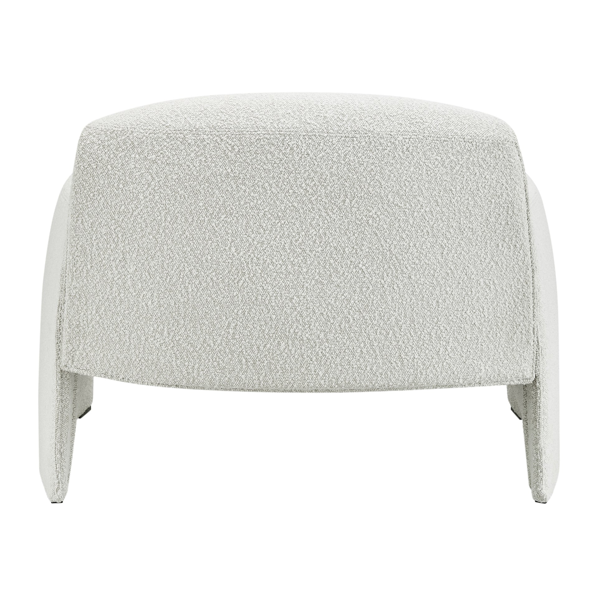 Hilda Off White Fabric Accent Arm Chair