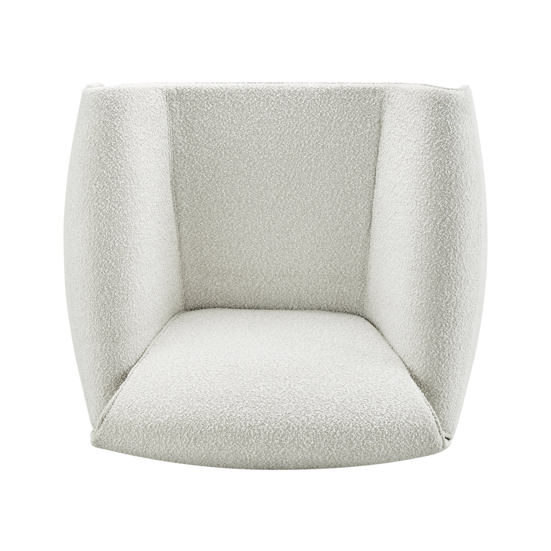 Hilda Off White Fabric Accent Arm Chair