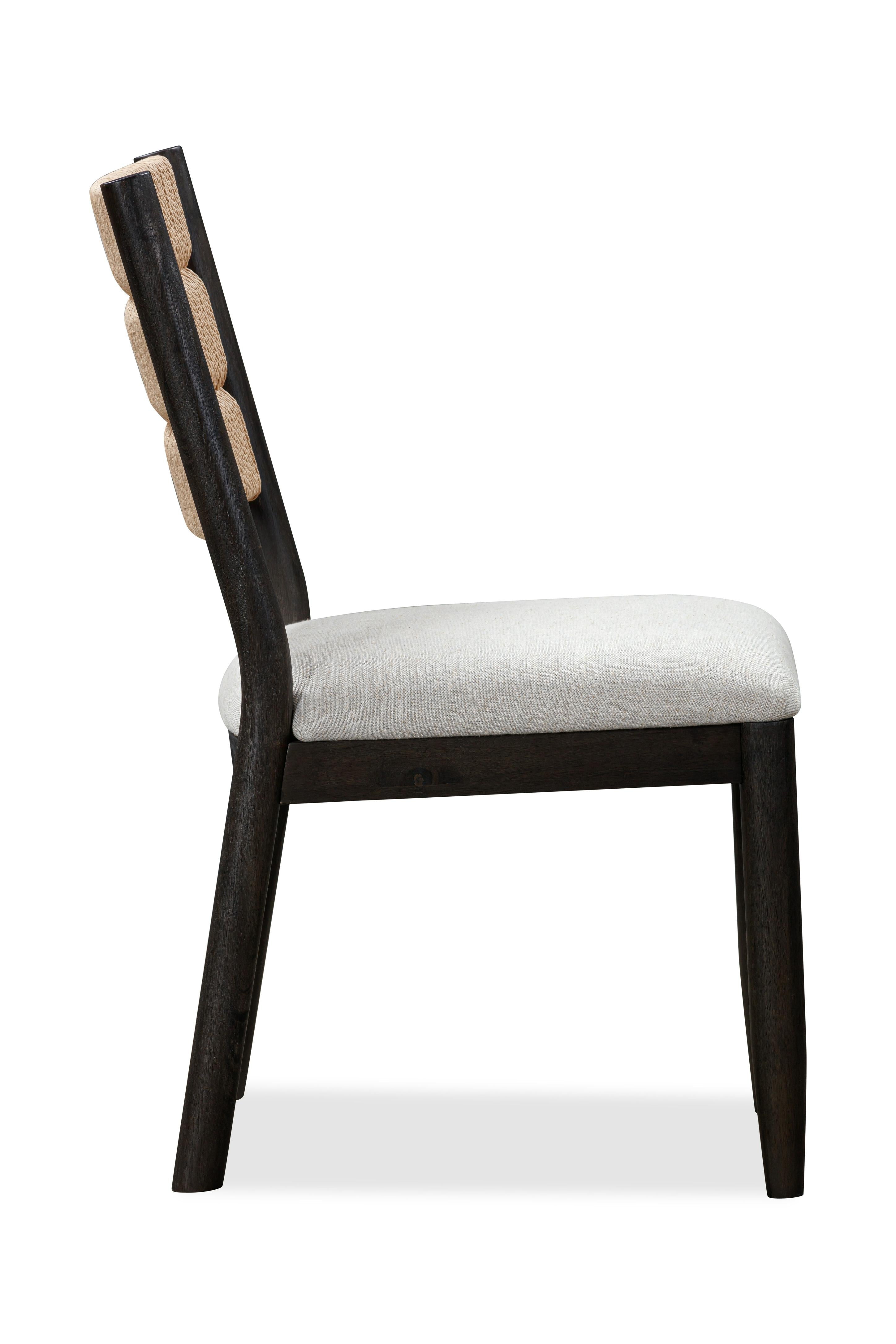 Rockport Danish Cord Dining Chair in Yin (Set of 2)