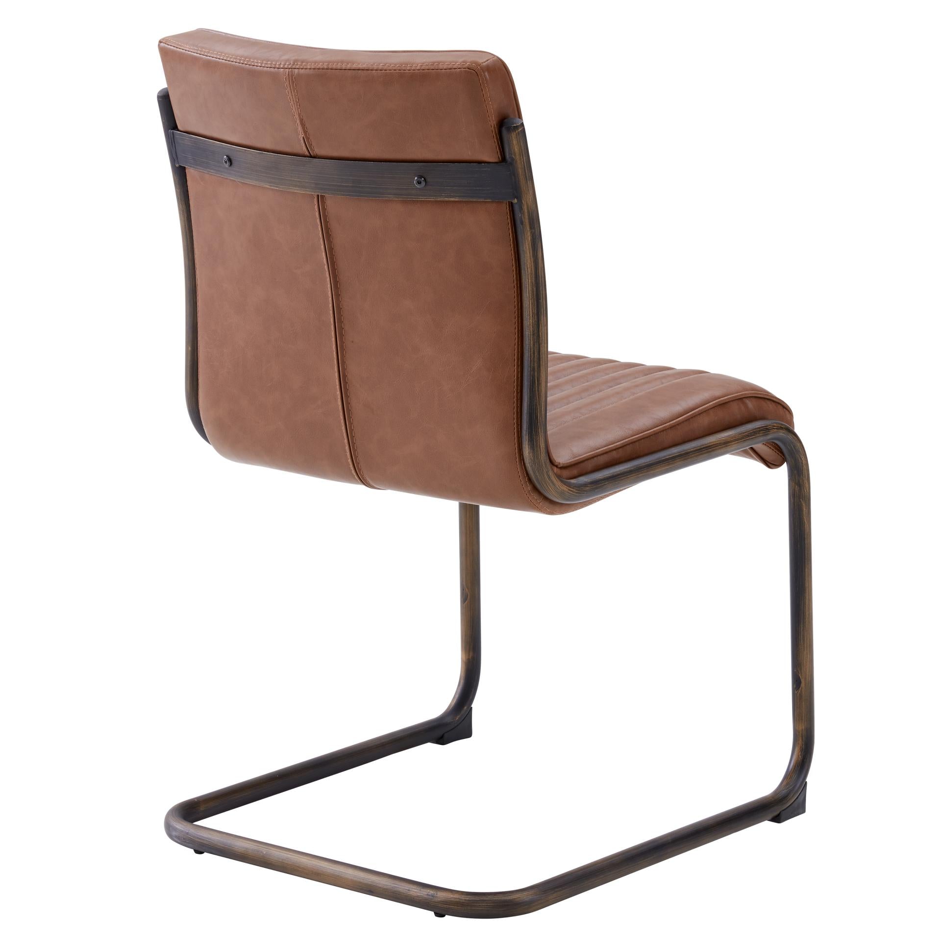 Cooper  Dining Side Chair Rubber Gold Frame (Set of 2)