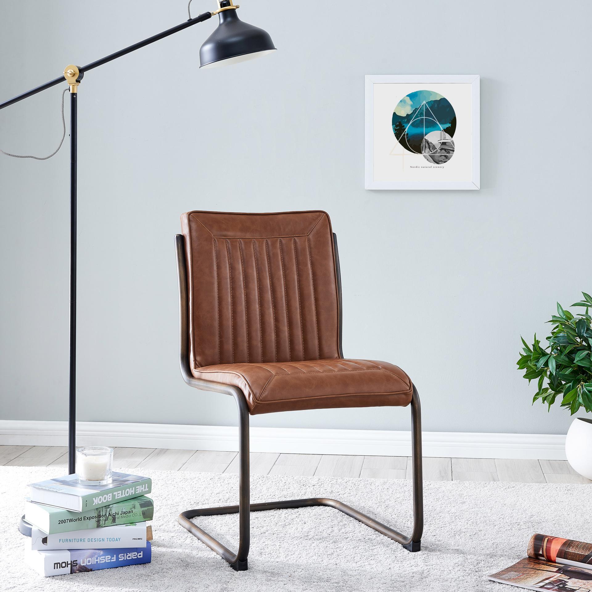 Cooper  Dining Side Chair Rubber Gold Frame (Set of 2)