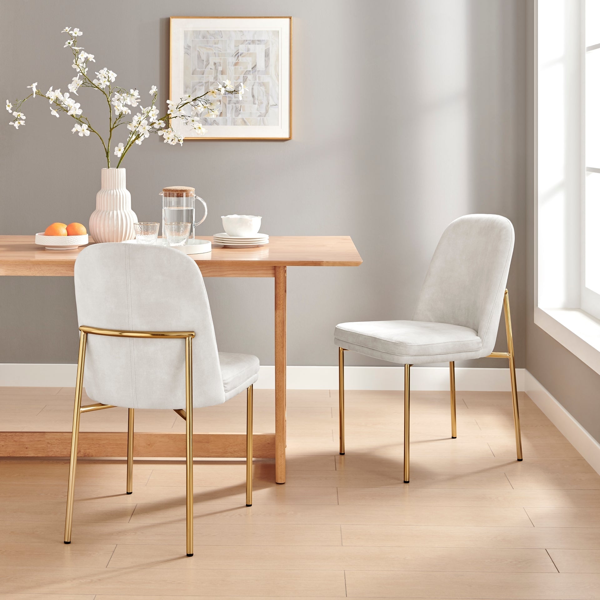Keisha  Velvet Dining Side Chair (Set of 2)