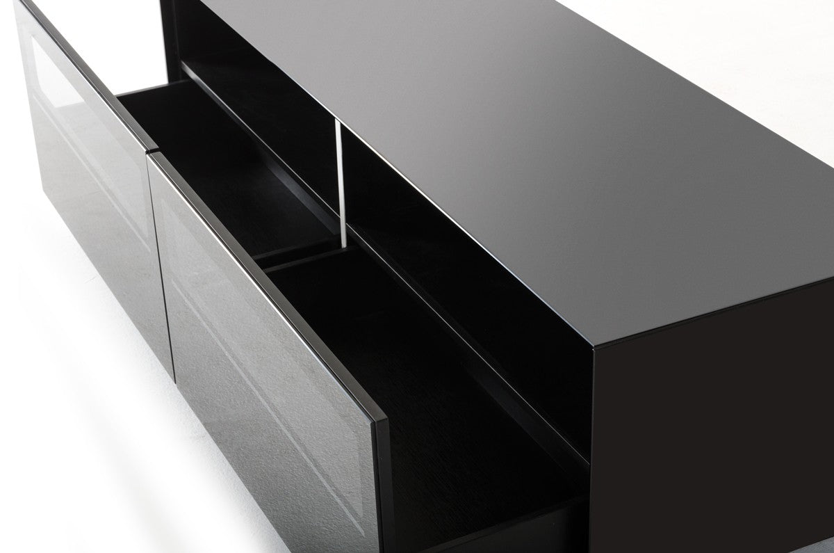 Modrest Carter Contemporary Black TV Stand - What A Room