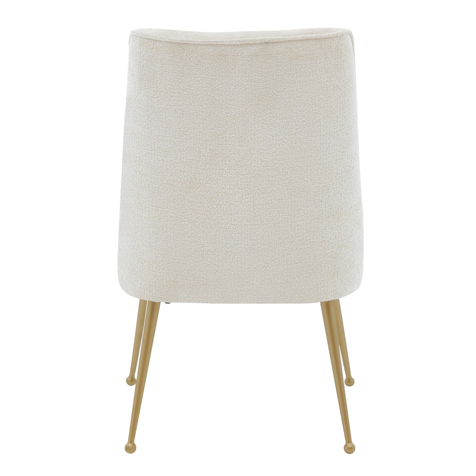 Cedric  Fabric Dining Side Chair Gold Legs (Set of 2)