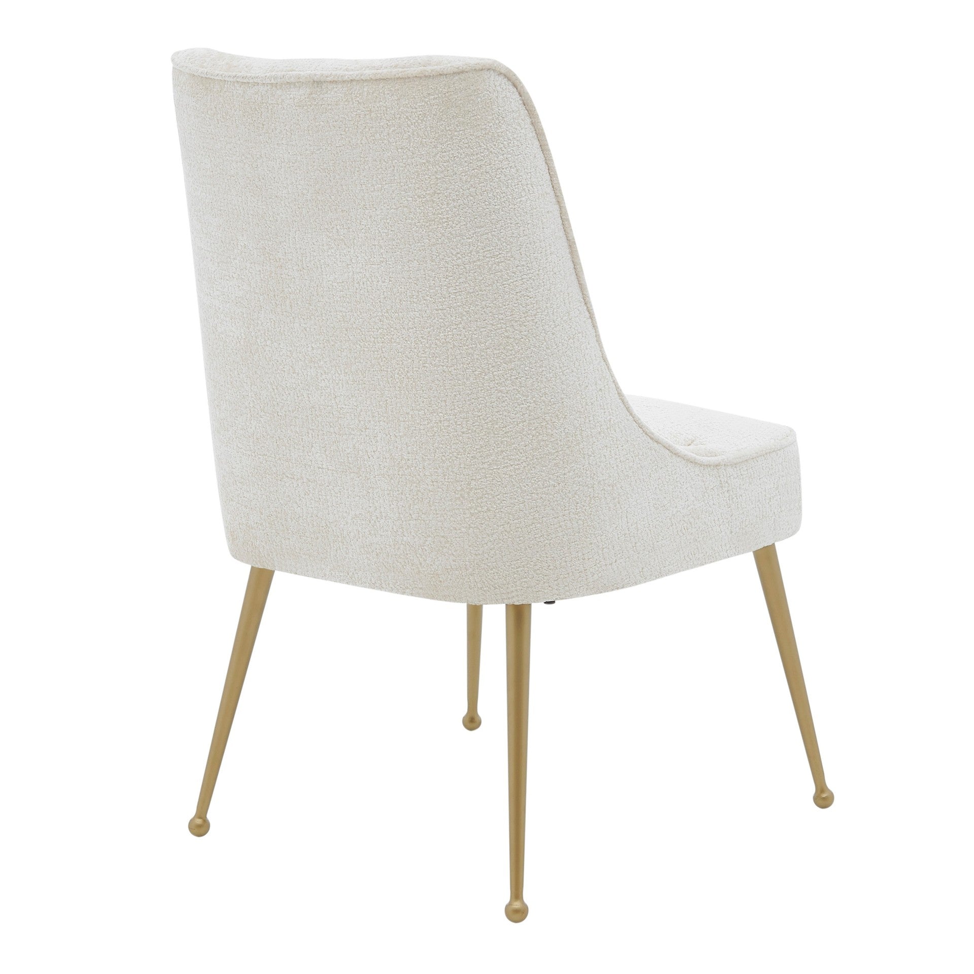Cedric  Fabric Dining Side Chair Gold Legs (Set of 2)