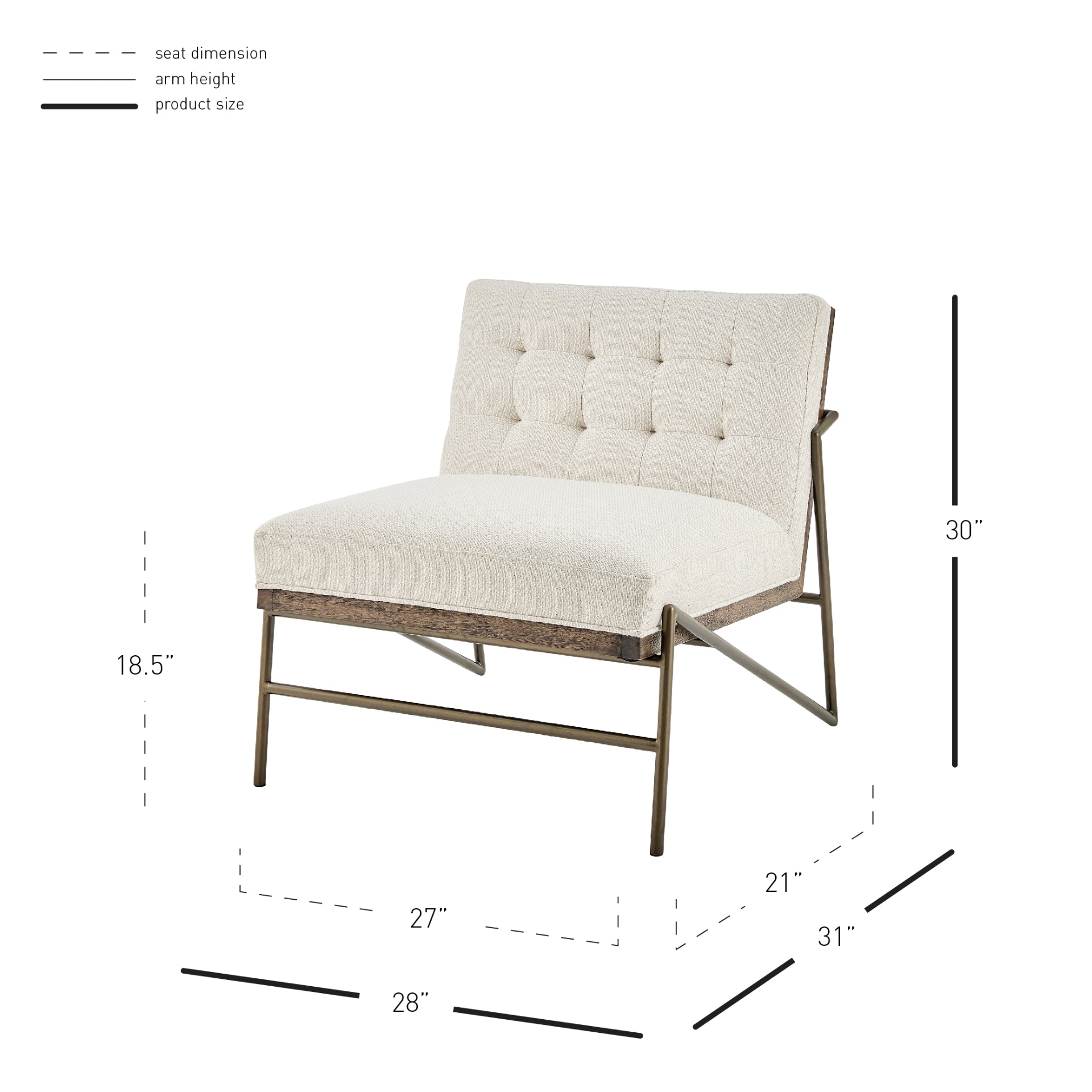 Marlow Fabric Accent Chair