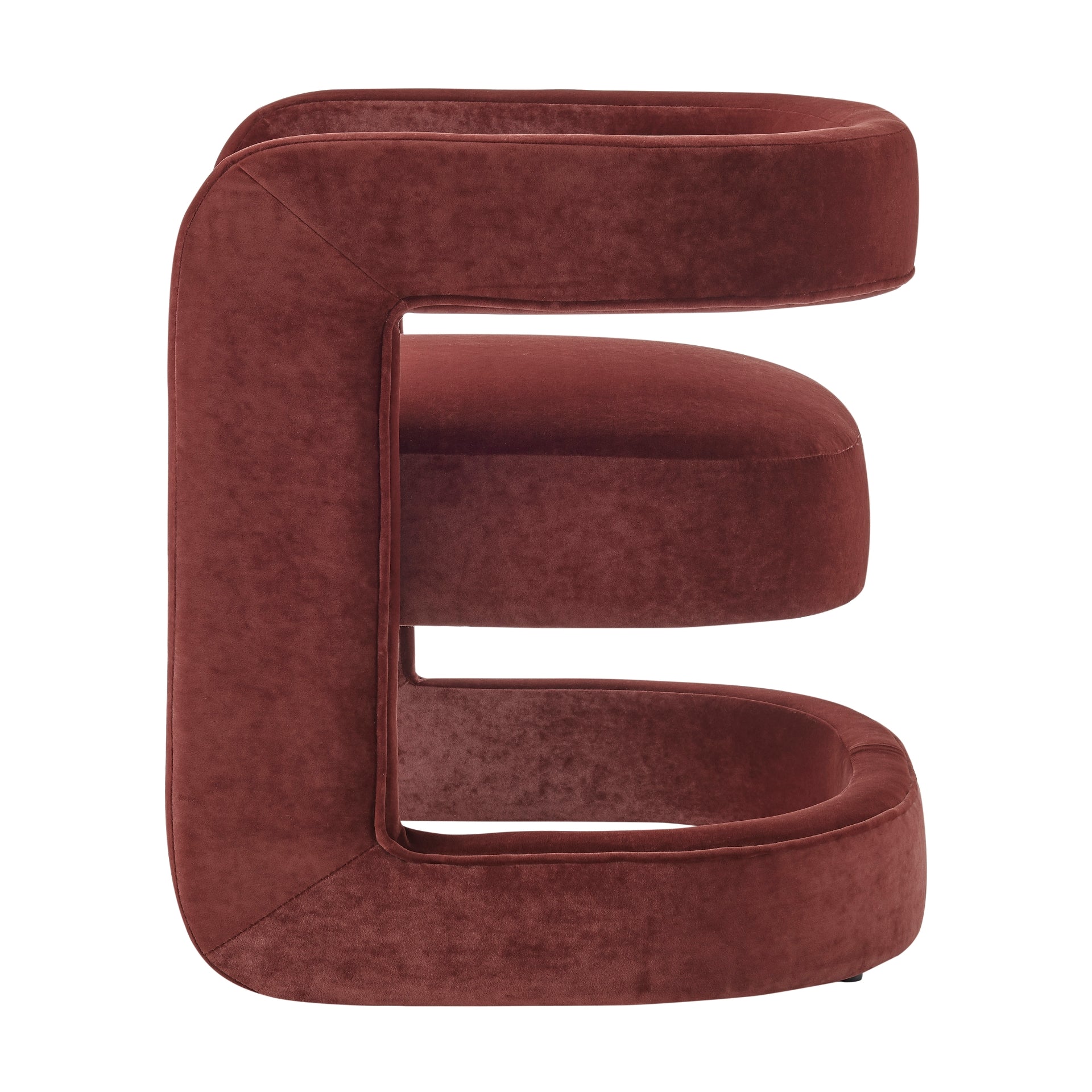 Althea Velvet Accent Arm Chair