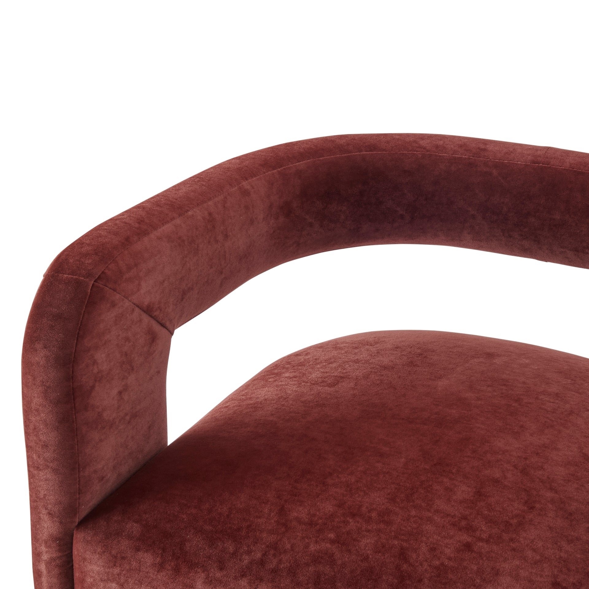 Althea Velvet Accent Arm Chair