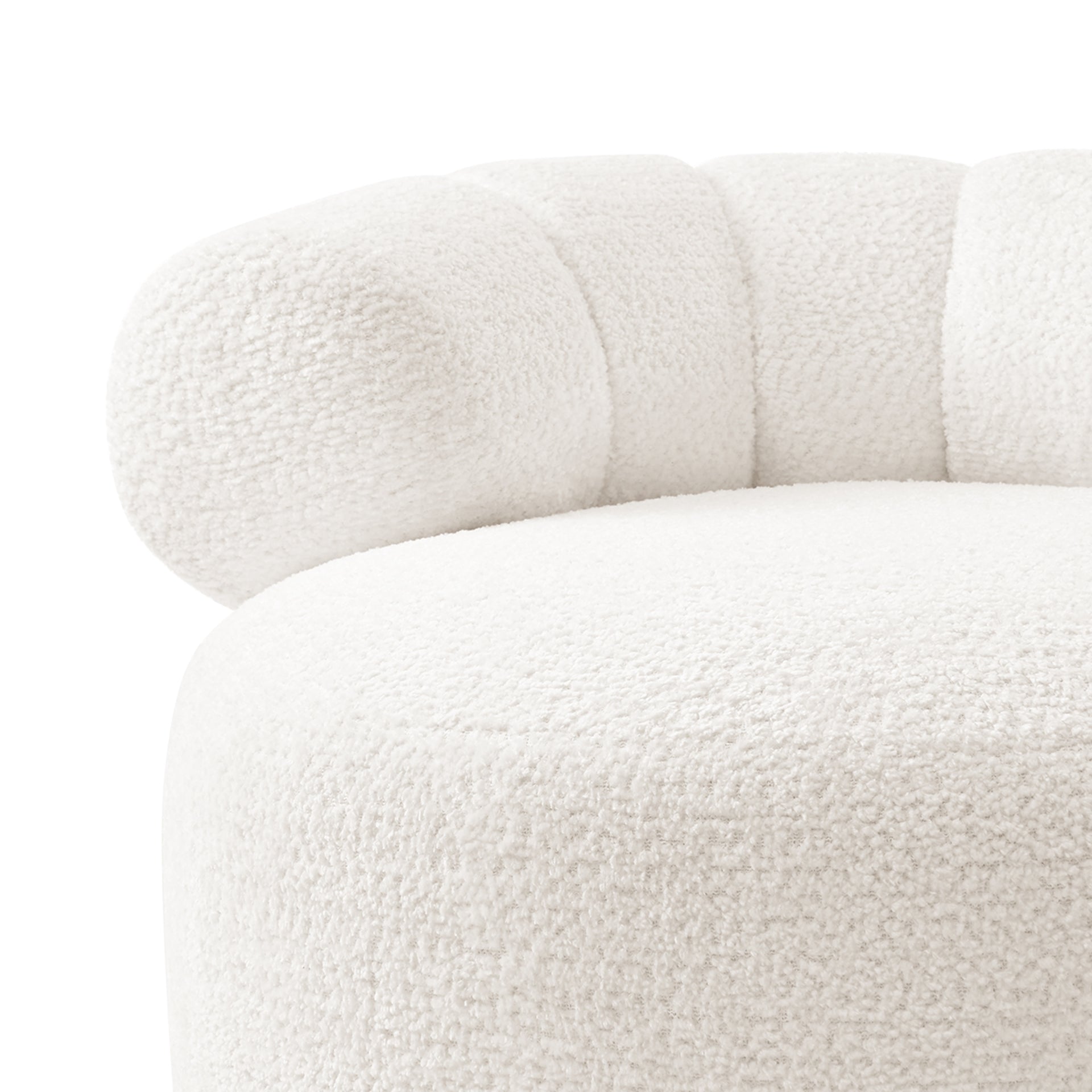 Marcy Fabric w/ Gold Base Swivel Accent Chair