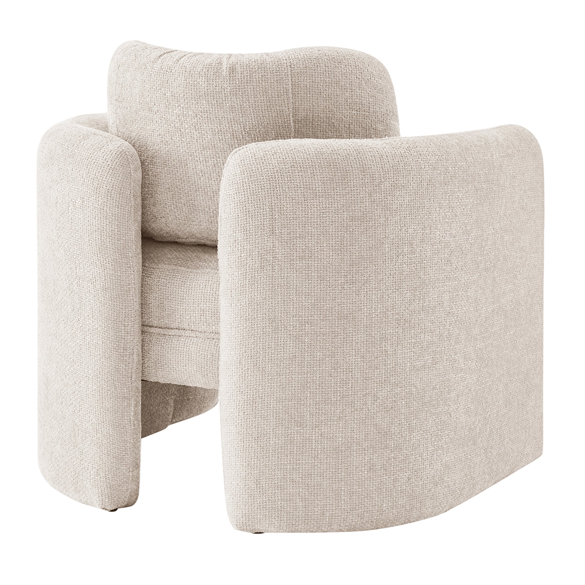 Deryll Fabric Accent Arm Chair