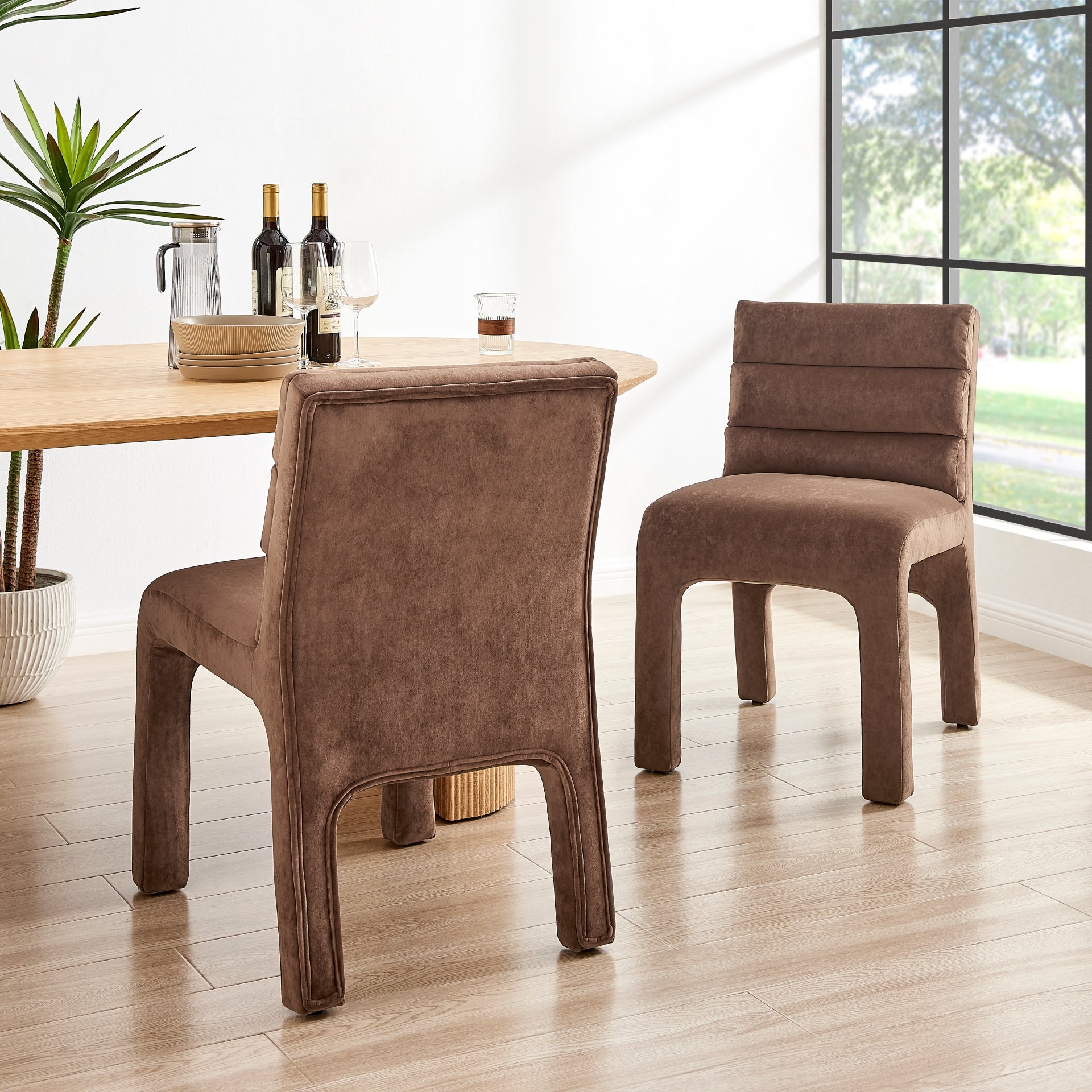 Josie Velvet Dining Side Chair (Set of 2)