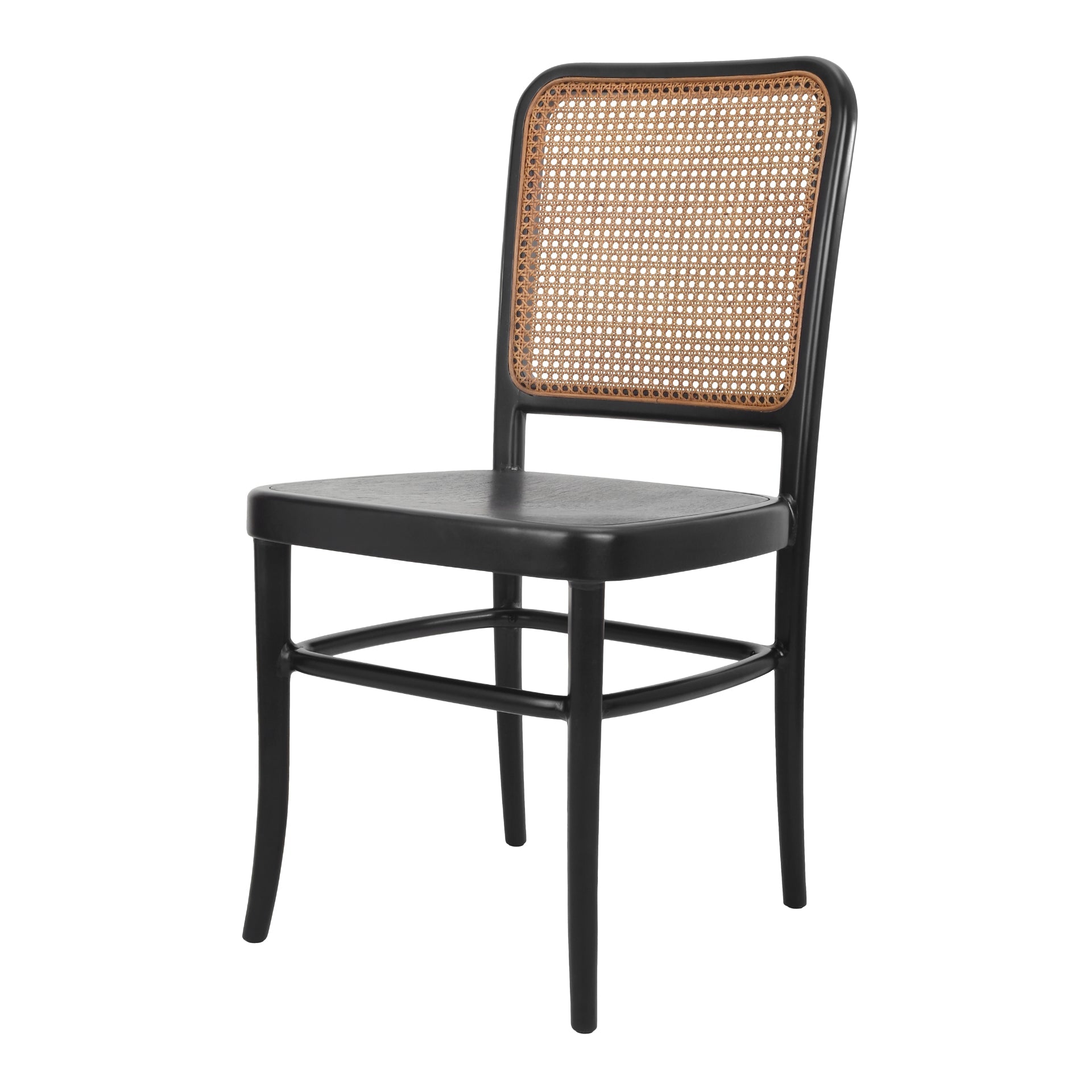 Sonora Rattan Dining Side Chair Wood Seat (Set of 2)