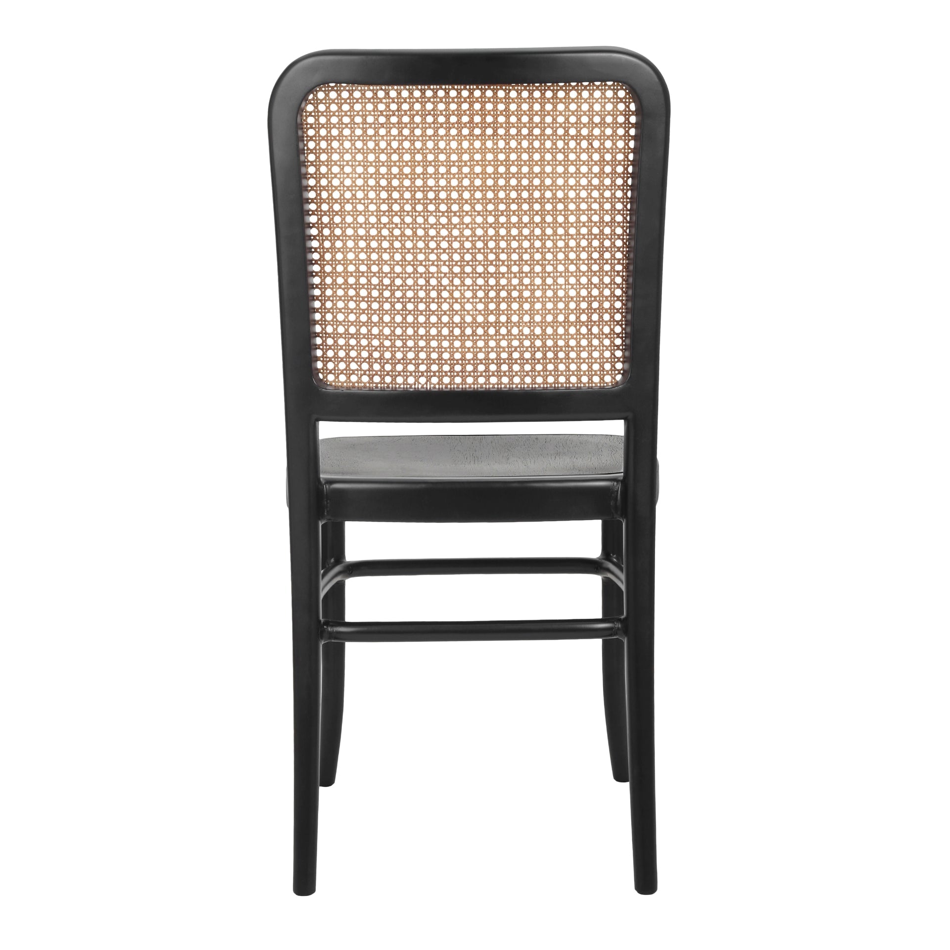 Sonora Rattan Dining Side Chair Wood Seat (Set of 2)