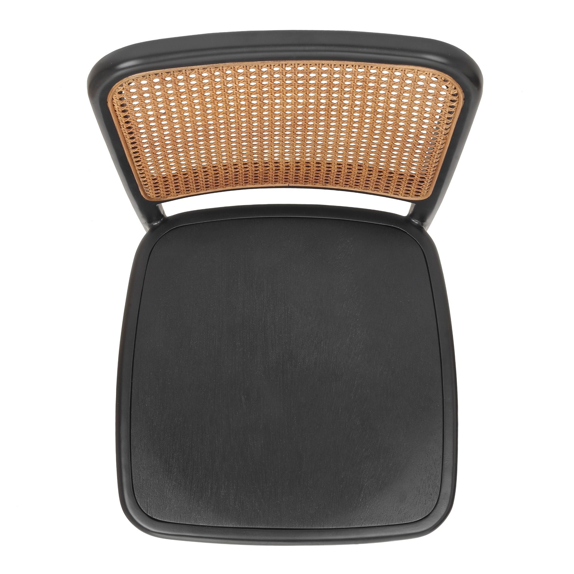 Sonora Rattan Dining Side Chair Wood Seat (Set of 2)