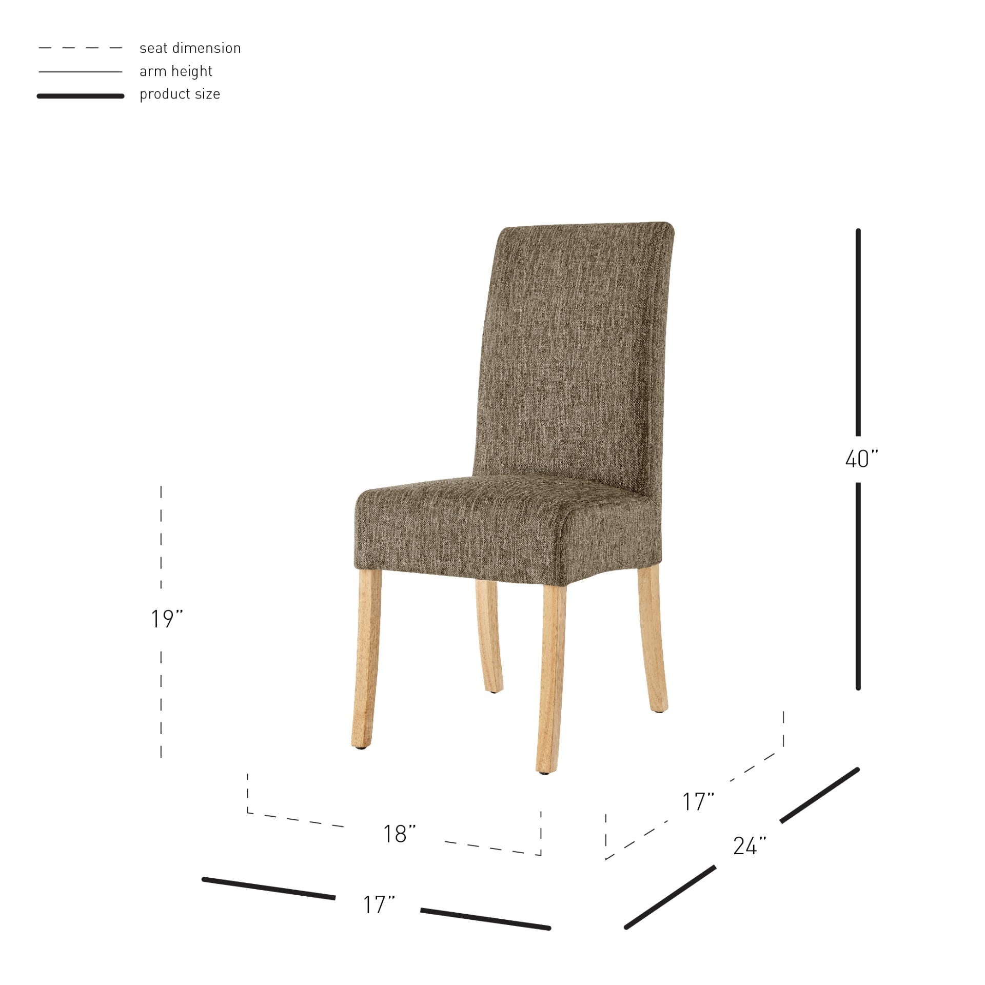 Valencia Fabric Dining Side Chair