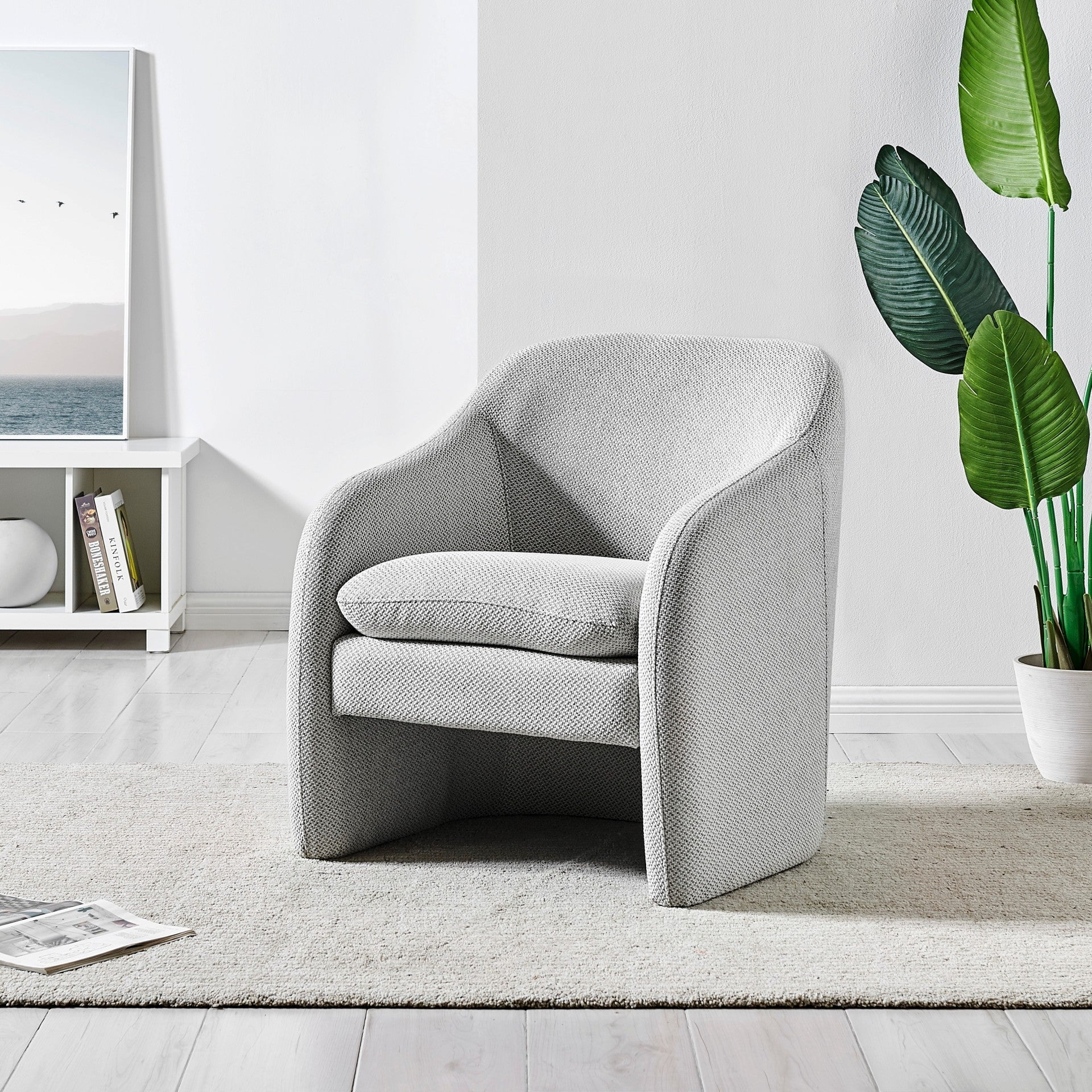 Zella Fabric Accent Arm Chair
