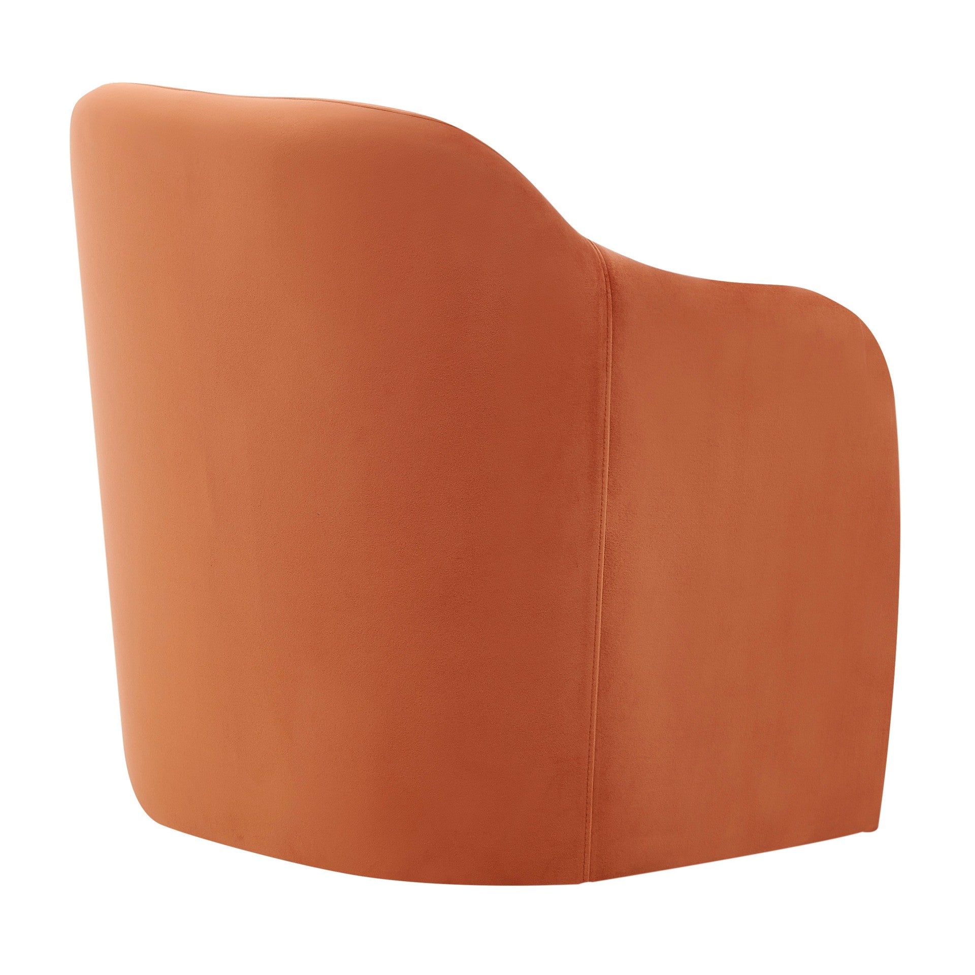 Zella Velvet Fabric Accent Arm Chair