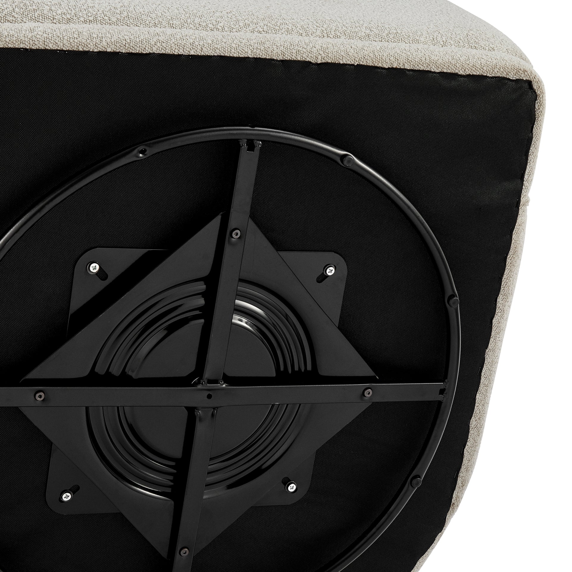 Steward Fabric Swivel Accent Chair