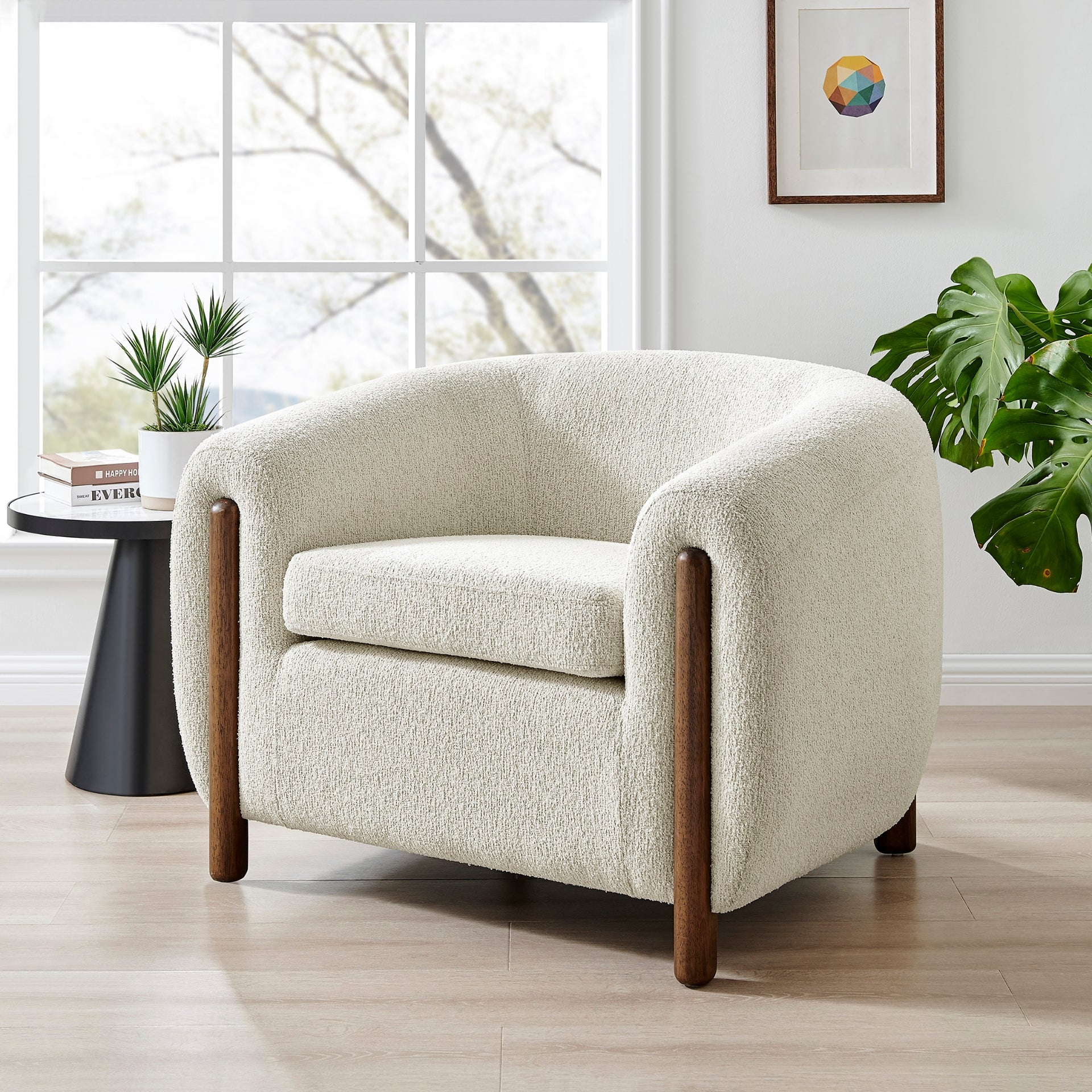 Cordelia Fabric Accent Arm Chair