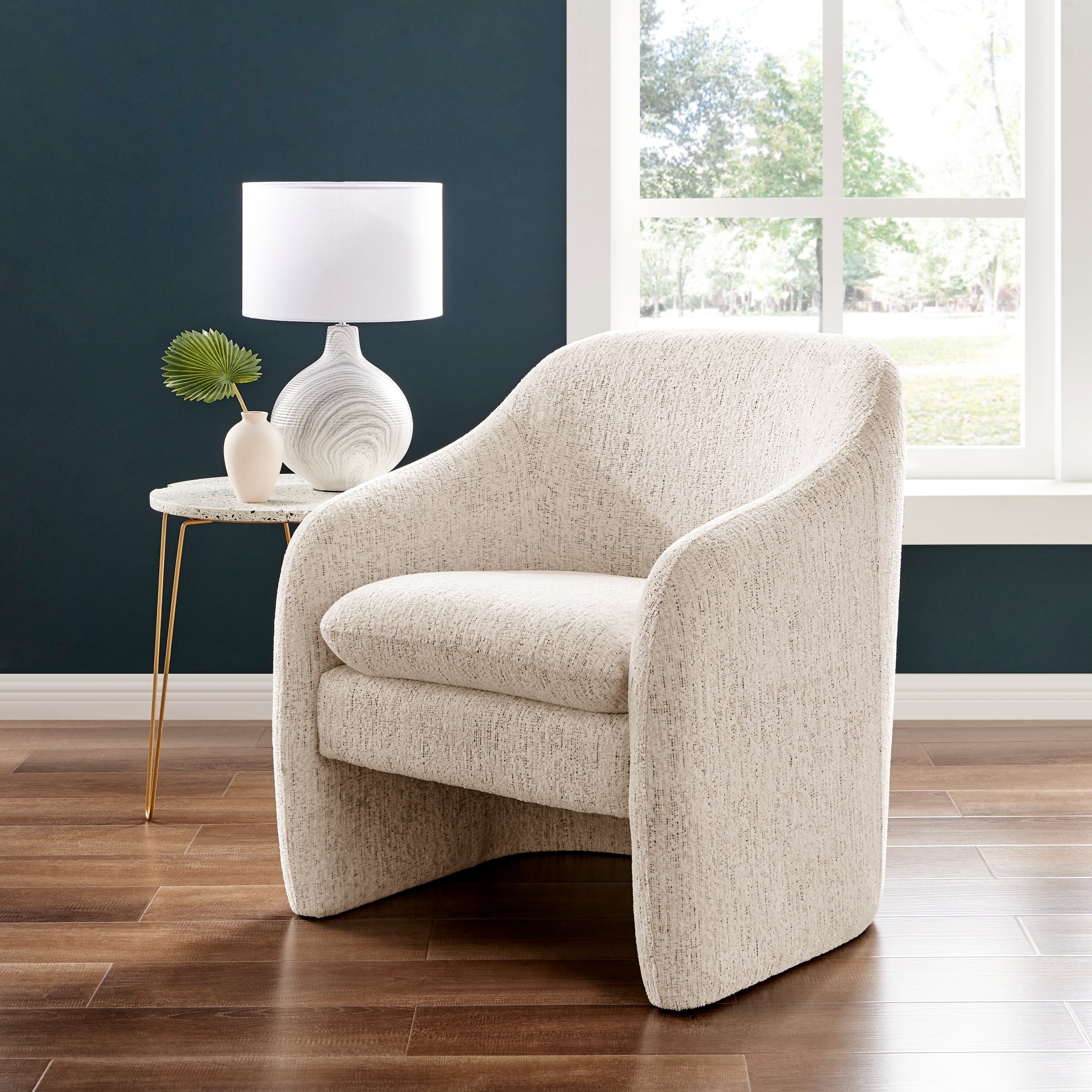 Zella Fabric Accent Arm Chair