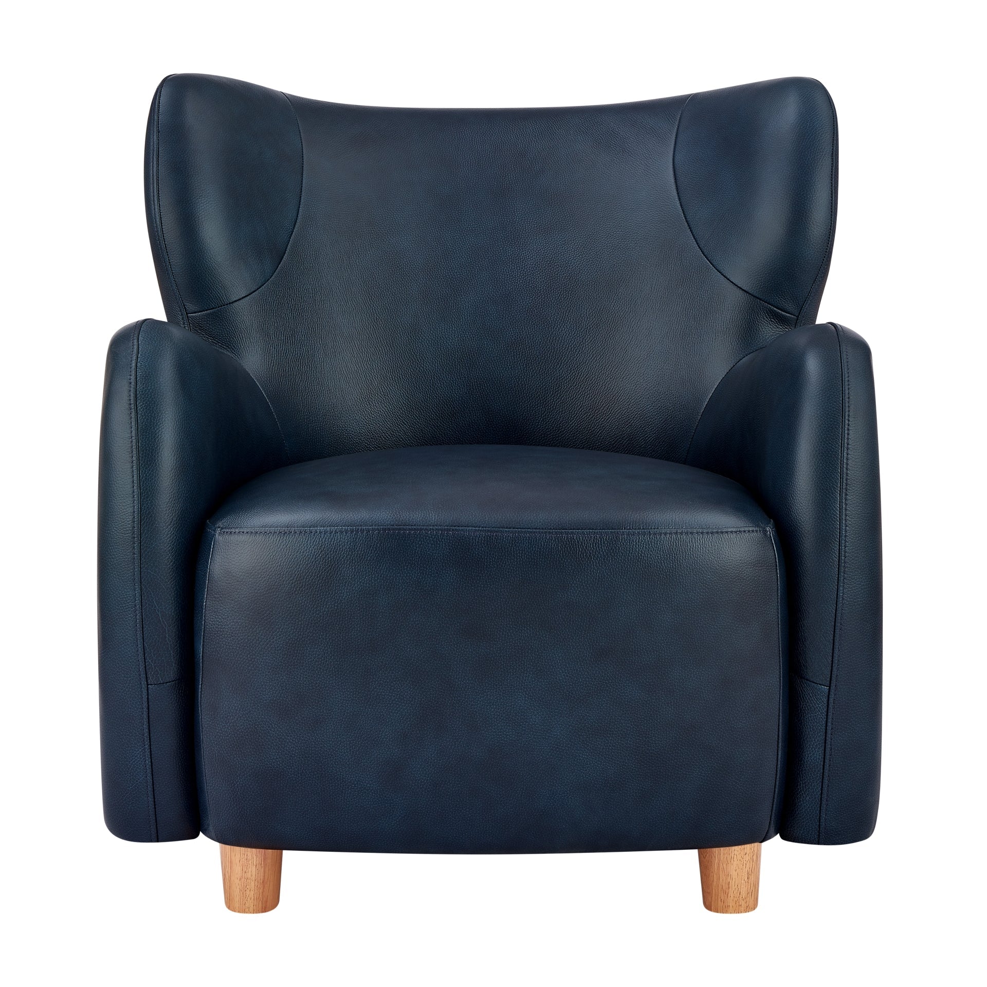 Tiffany  Top Grain Leather Accent Arm Chair