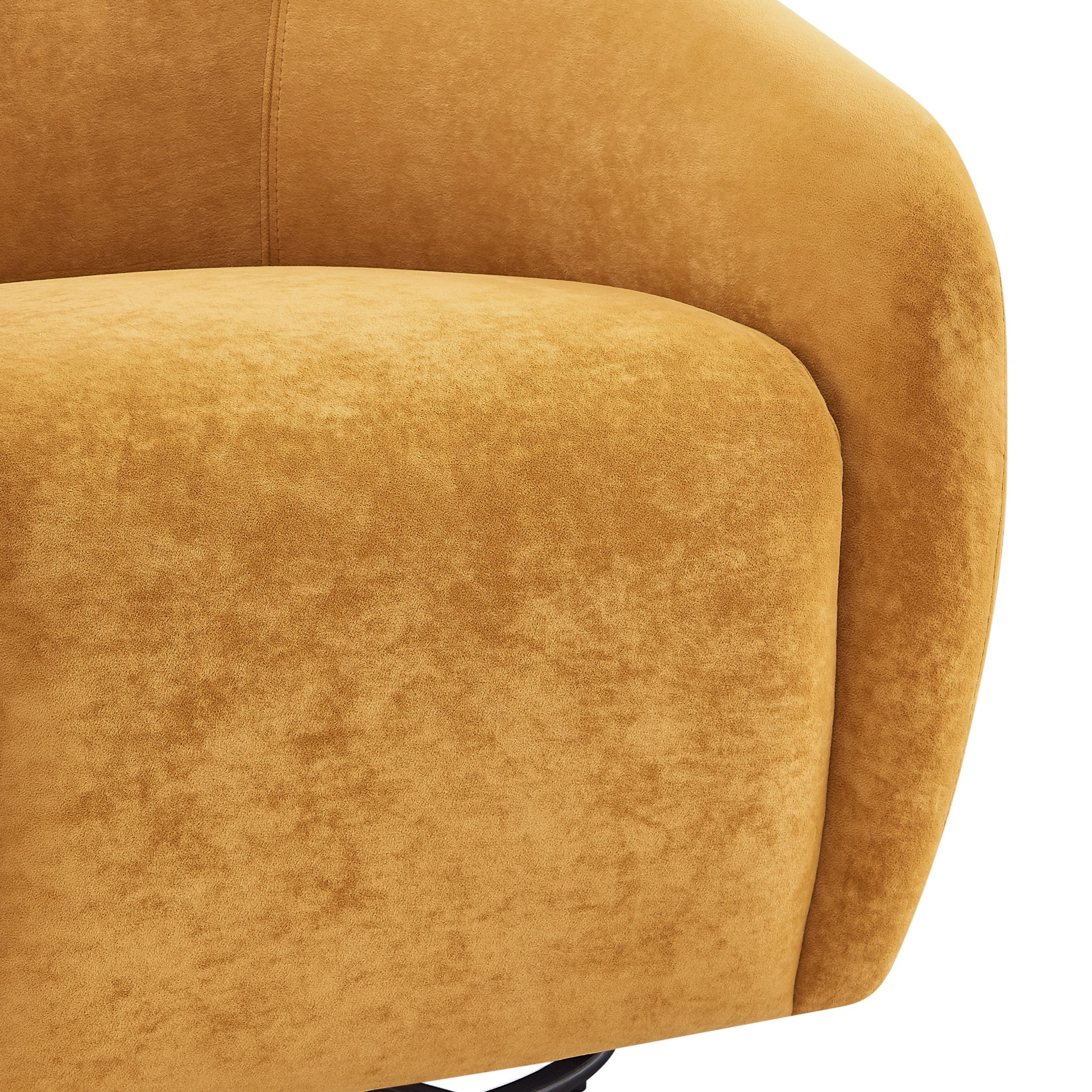 Regina Velvet Swivel Accent Arm Chair