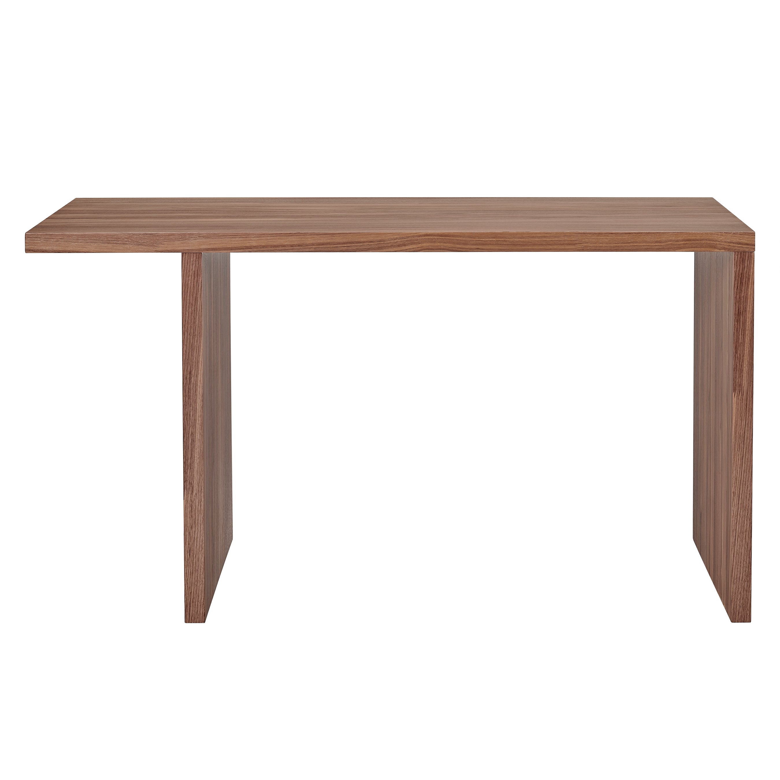 Abby 55" Mid-Century Solid Wood Modern Office Desk