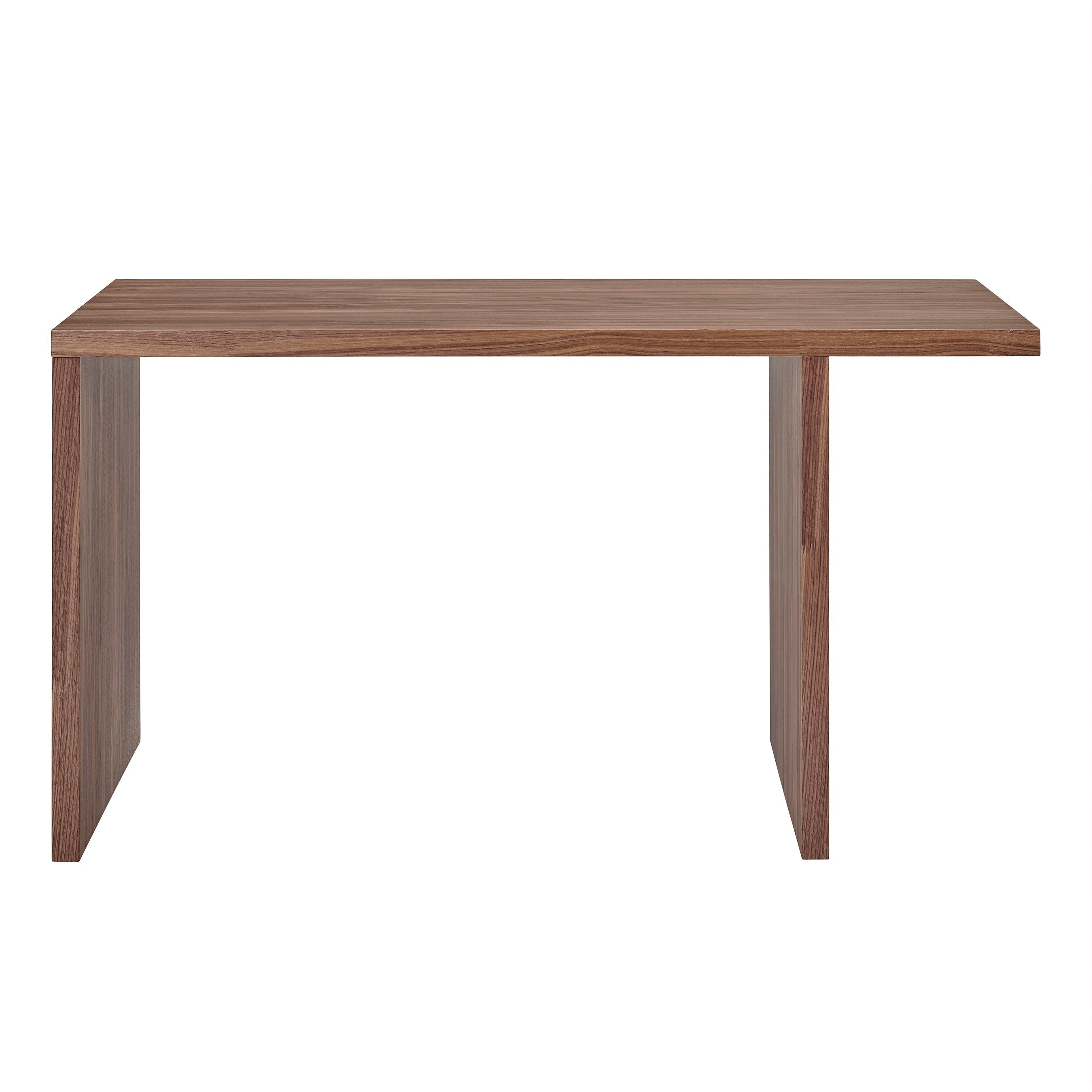 Abby 55" Mid-Century Solid Wood Modern Office Desk