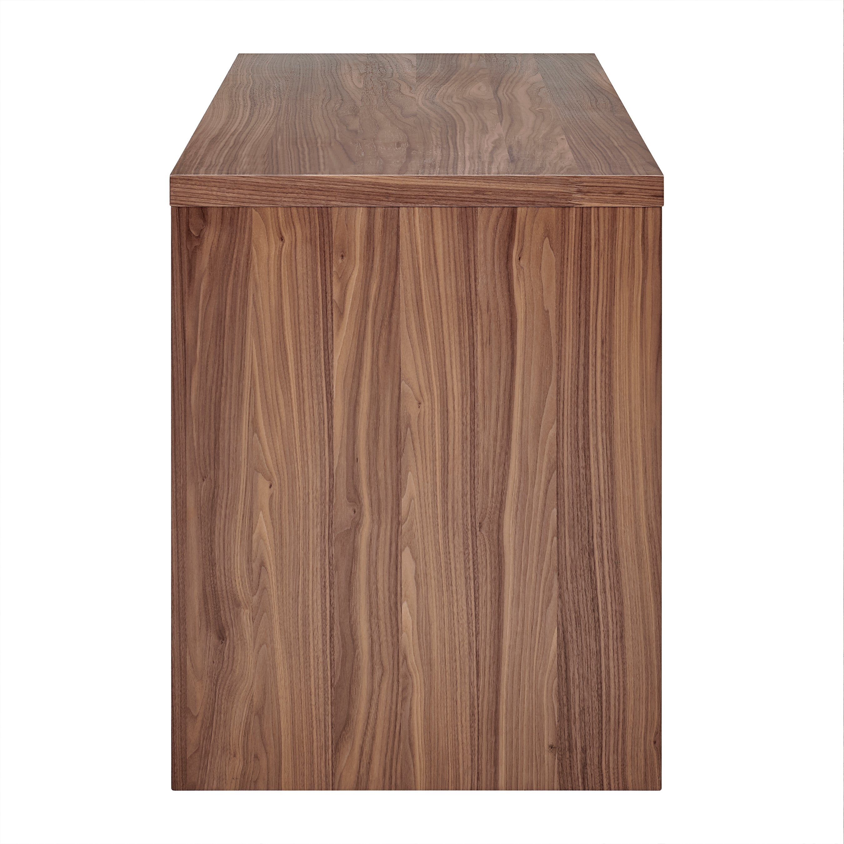 Abby 55" Mid-Century Solid Wood Modern Office Desk