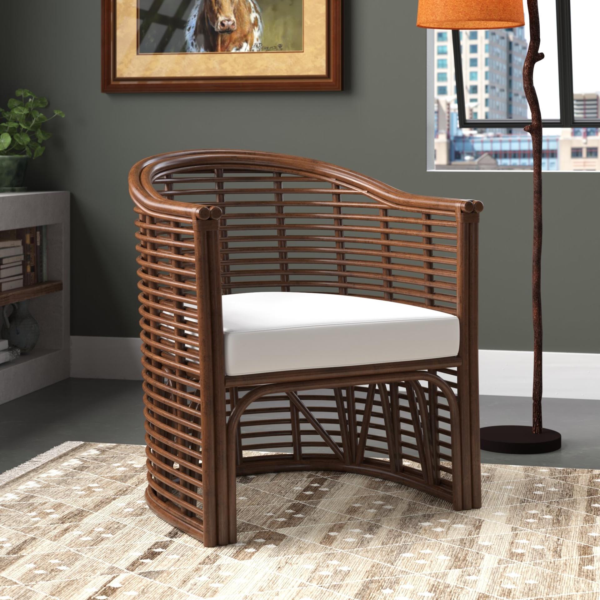 Knox Rattan Accent Arm Chair