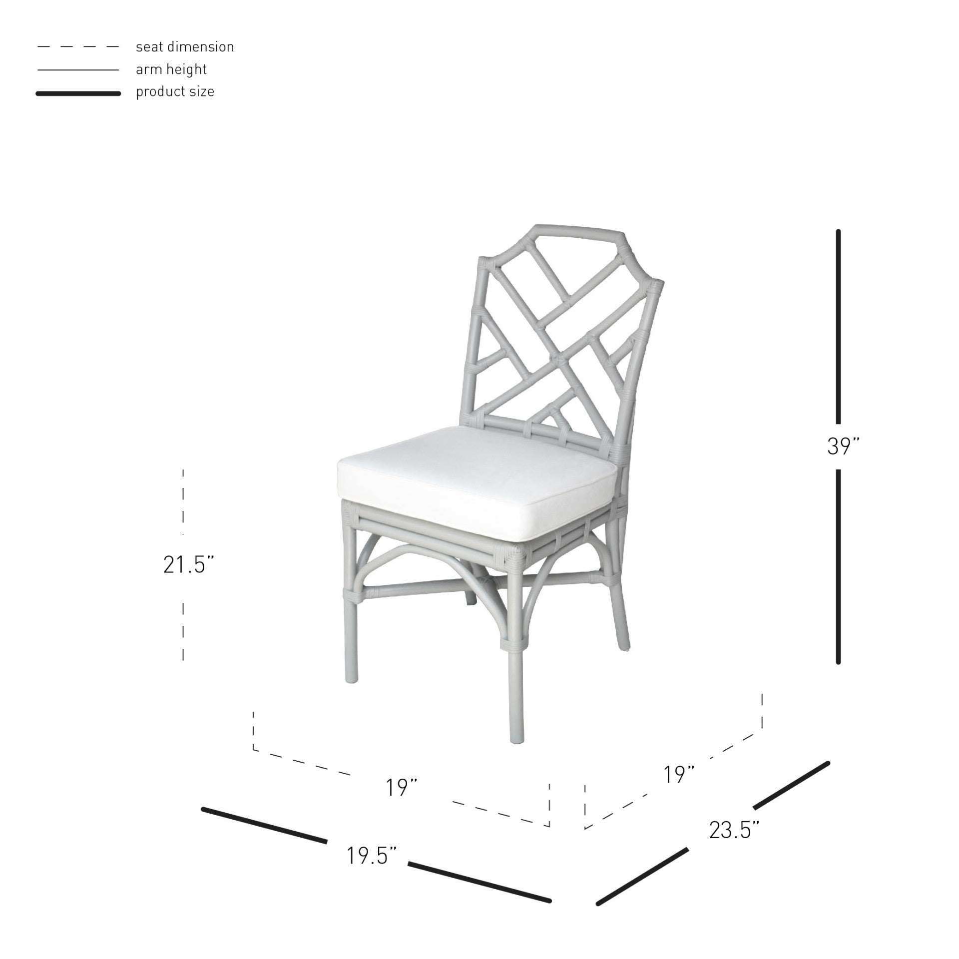 Kara Rattan Dining Side Chair (Set of 2)