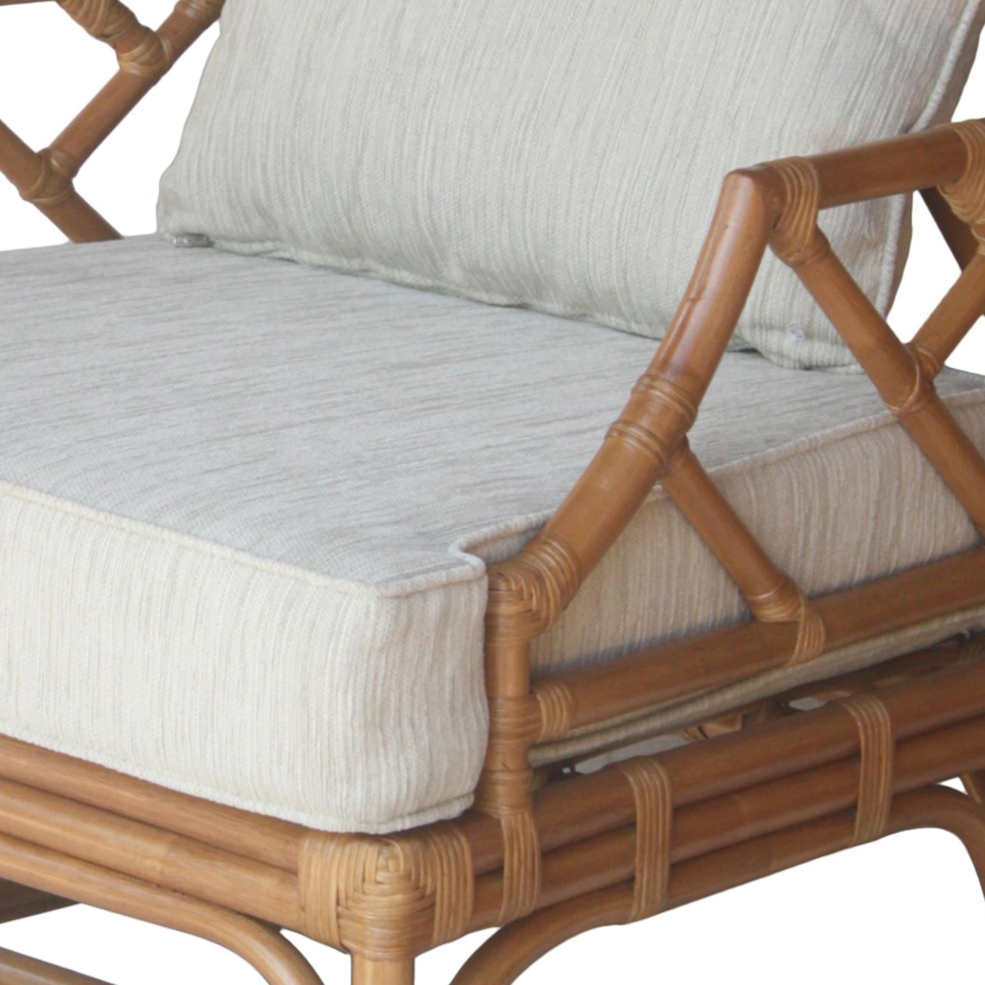 Kara Rattan Accent Arm Chair