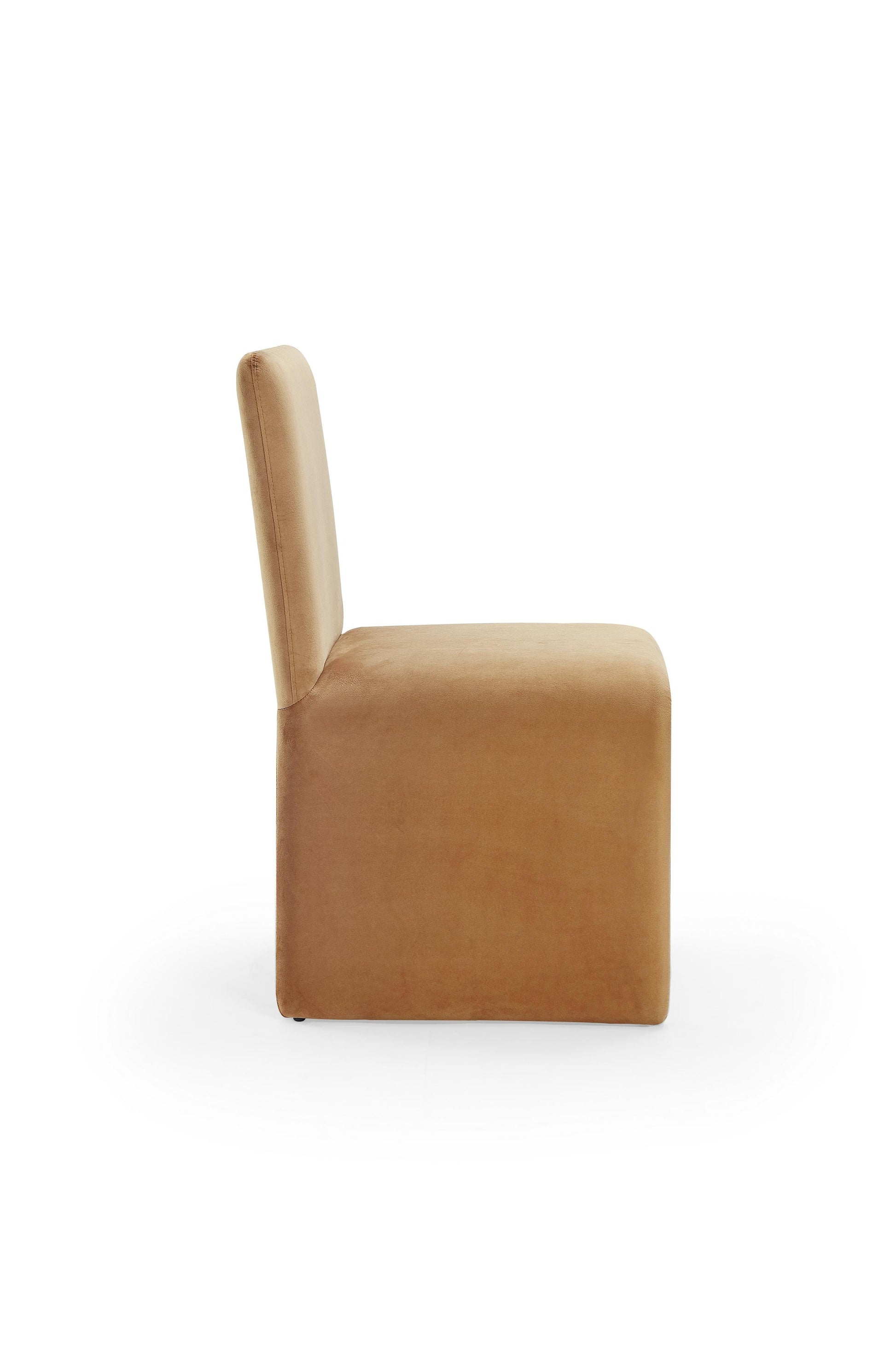 Winston Fully Upholstered Side chair in Whiskey Velvet (Set of 2) - What A Room