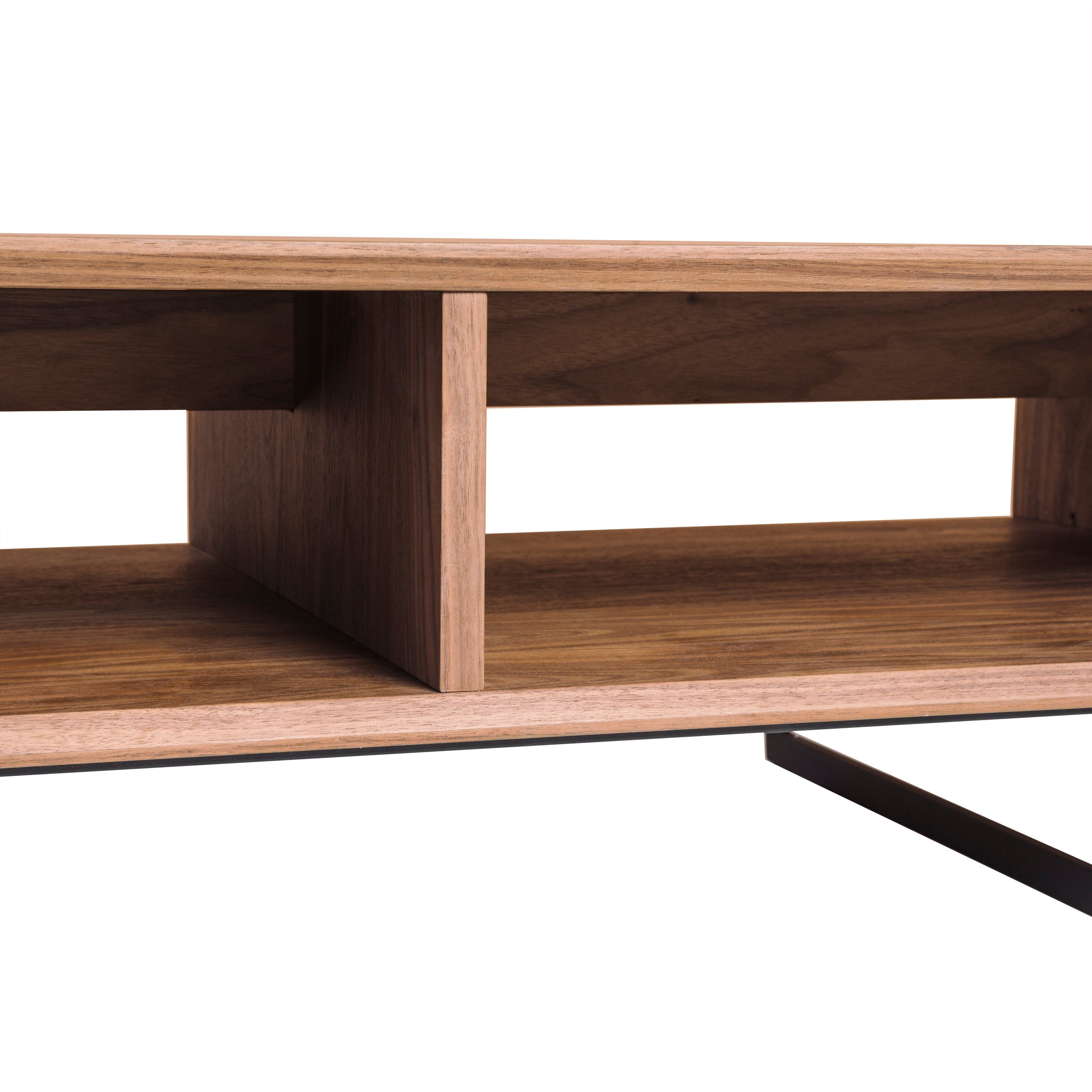 Anderson 48" Mid-Century Modern Coffee Table in Walnut