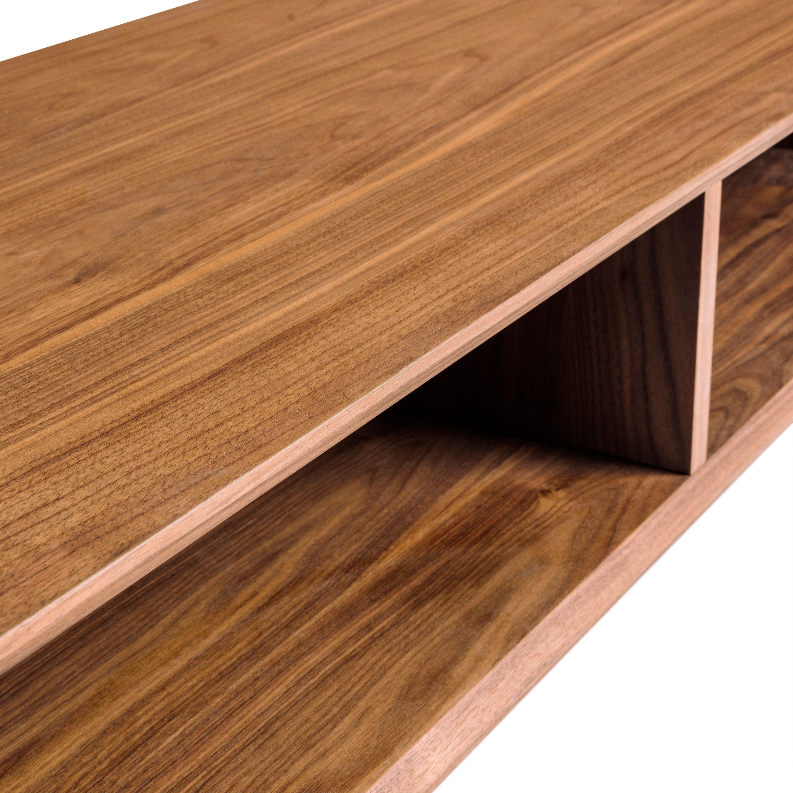 Anderson 48" Mid-Century Modern Coffee Table in Walnut