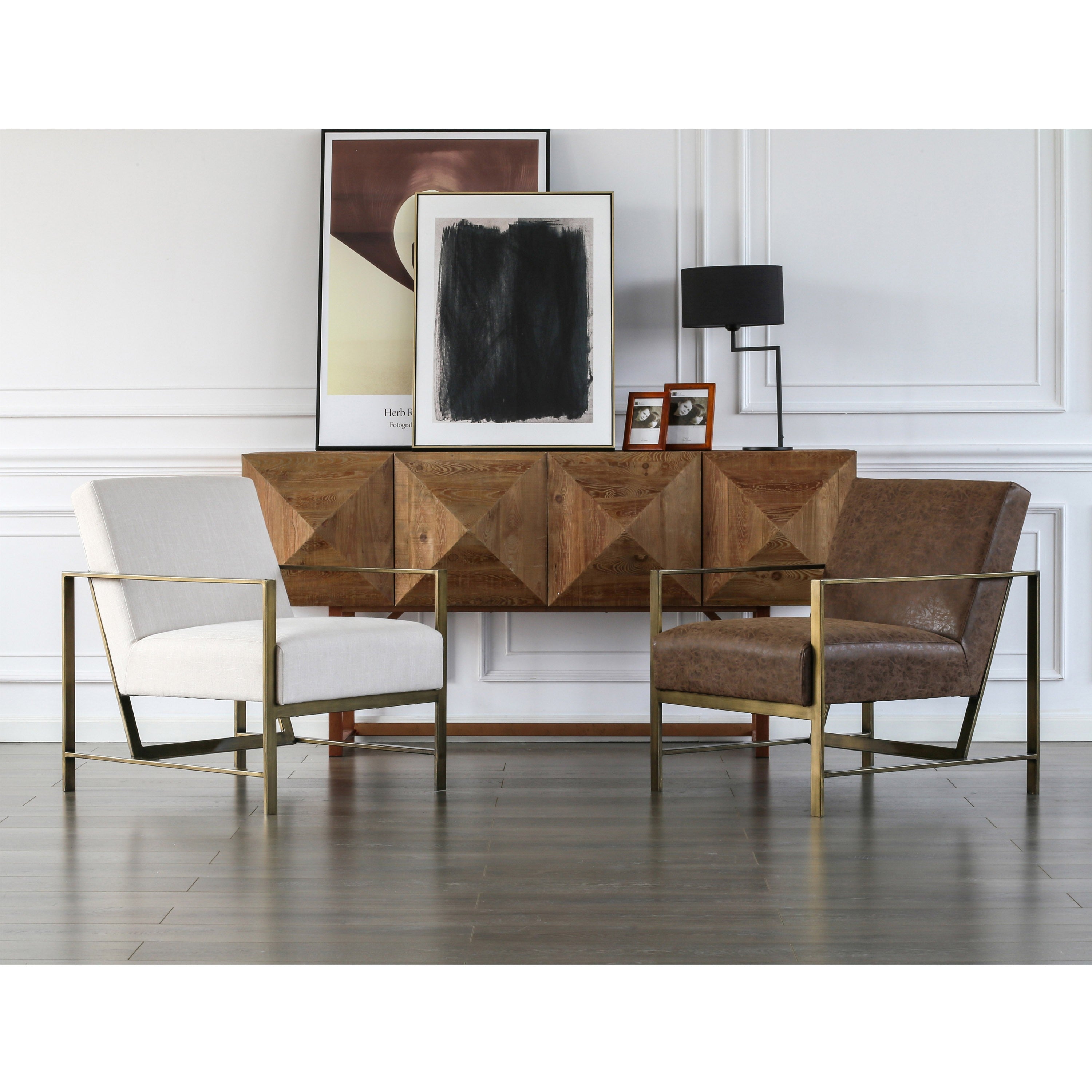 Francis PU Accent Arm Chair