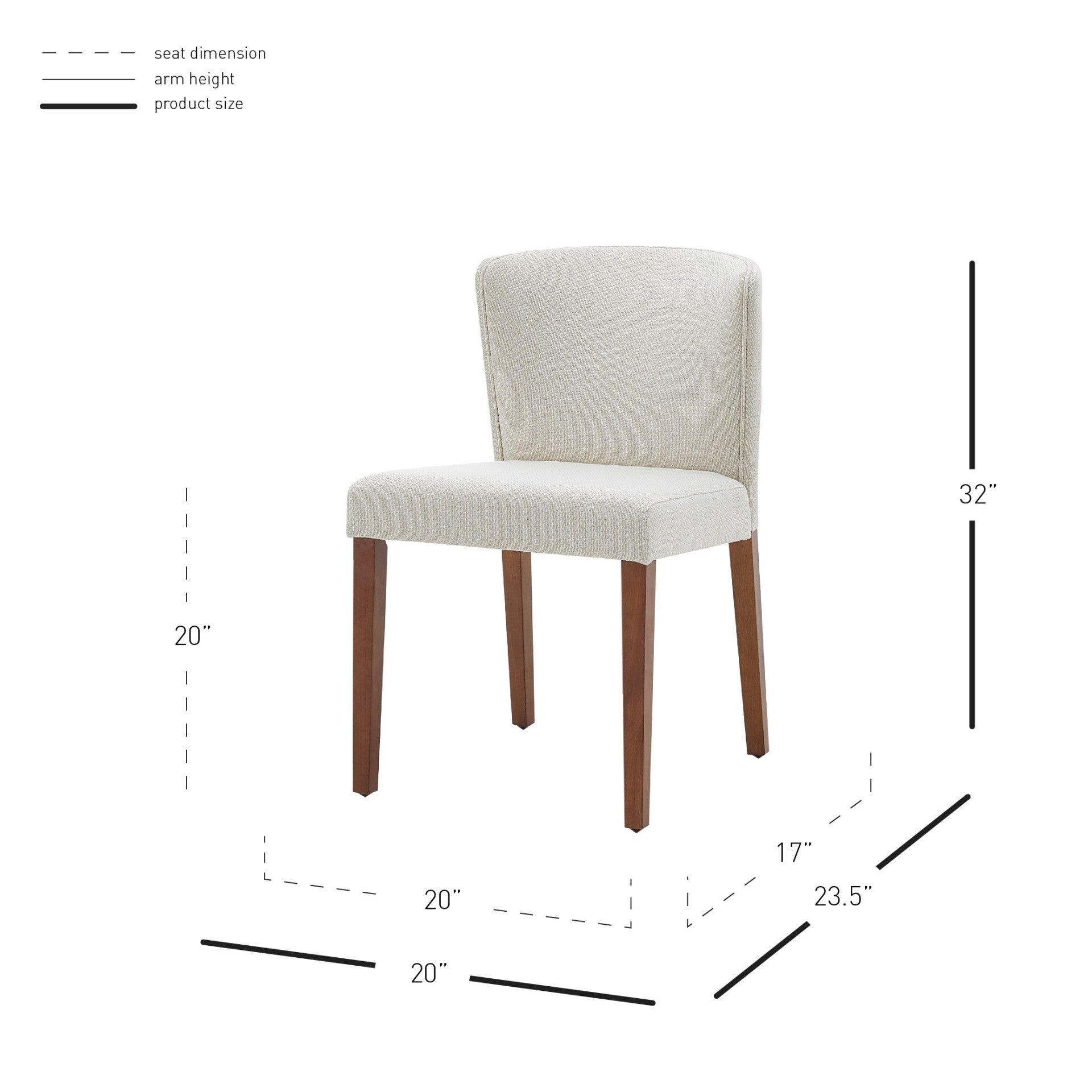 Albie  Fabric Dining Side Chair