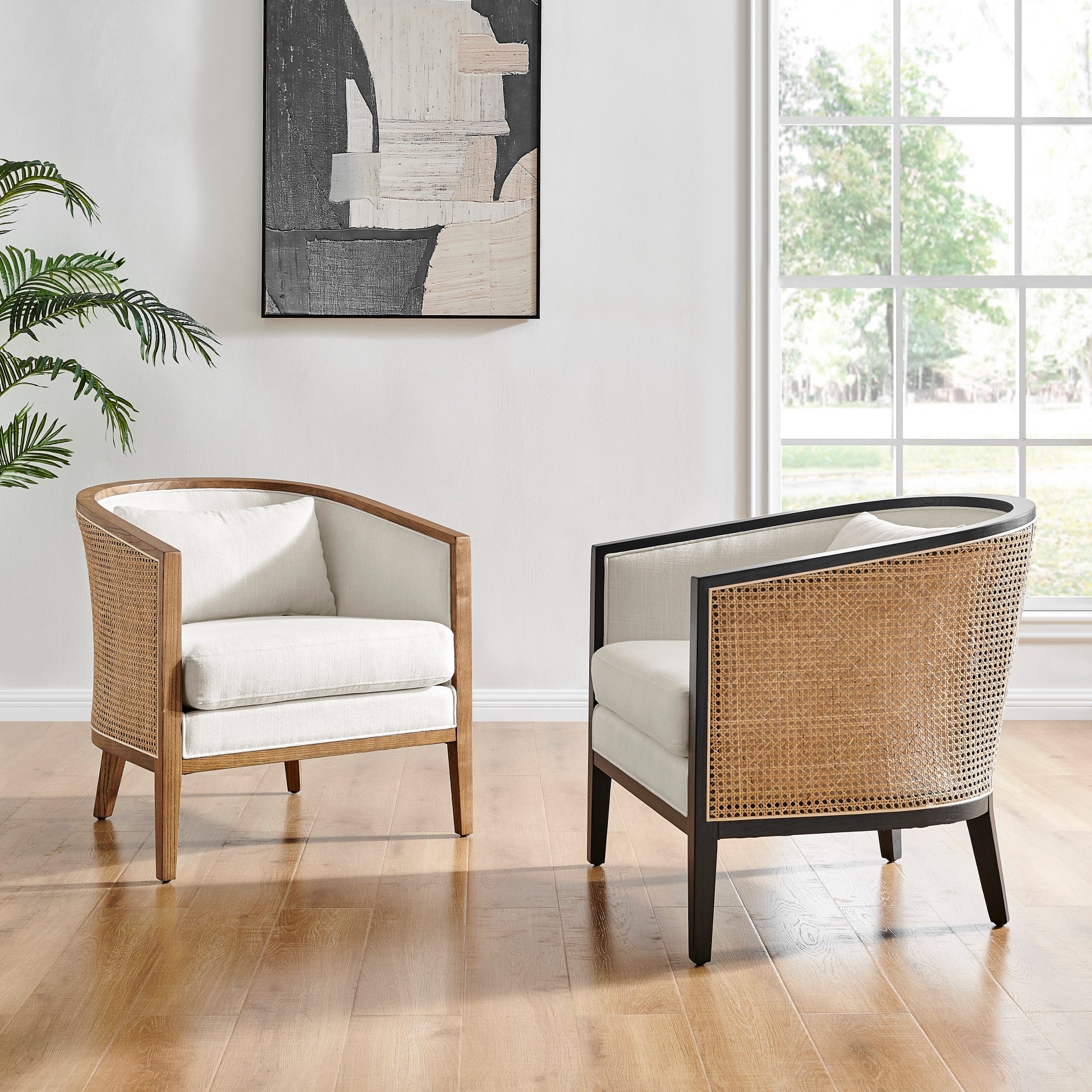 Tillman Accent Arm Chair w/ Rattan