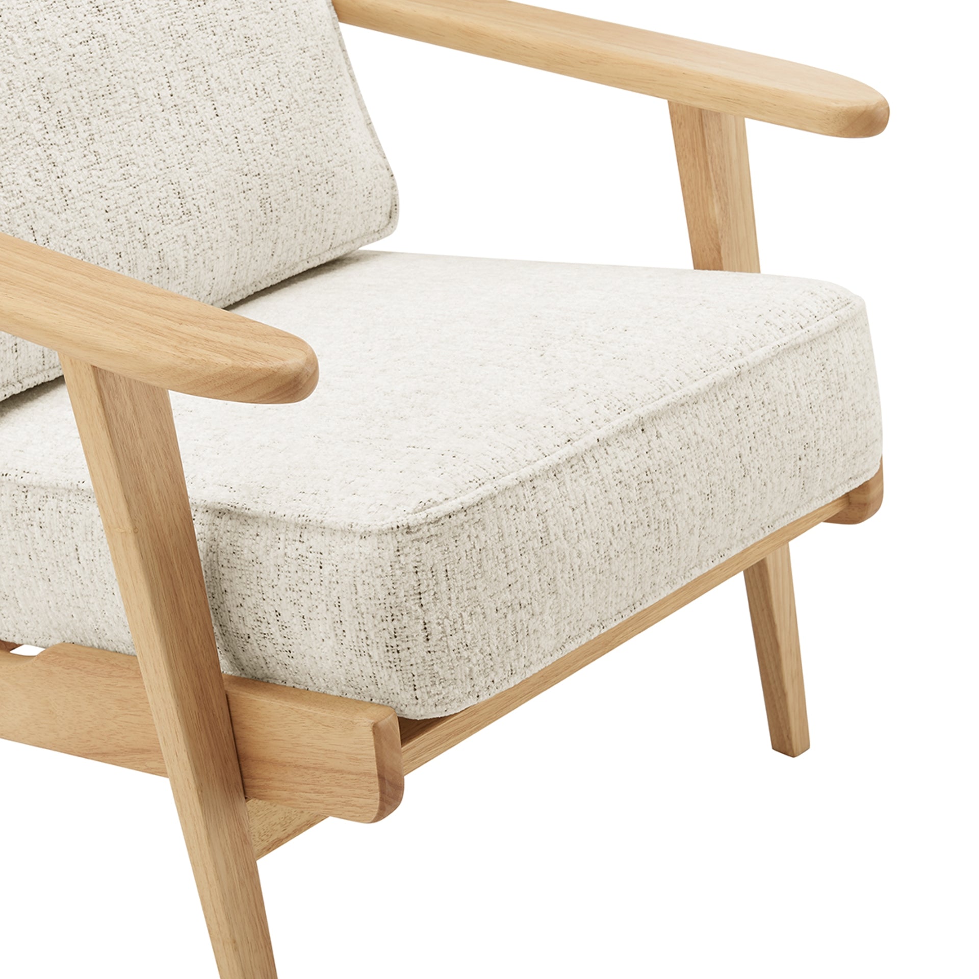 Albert Fabric Accent Arm Chair