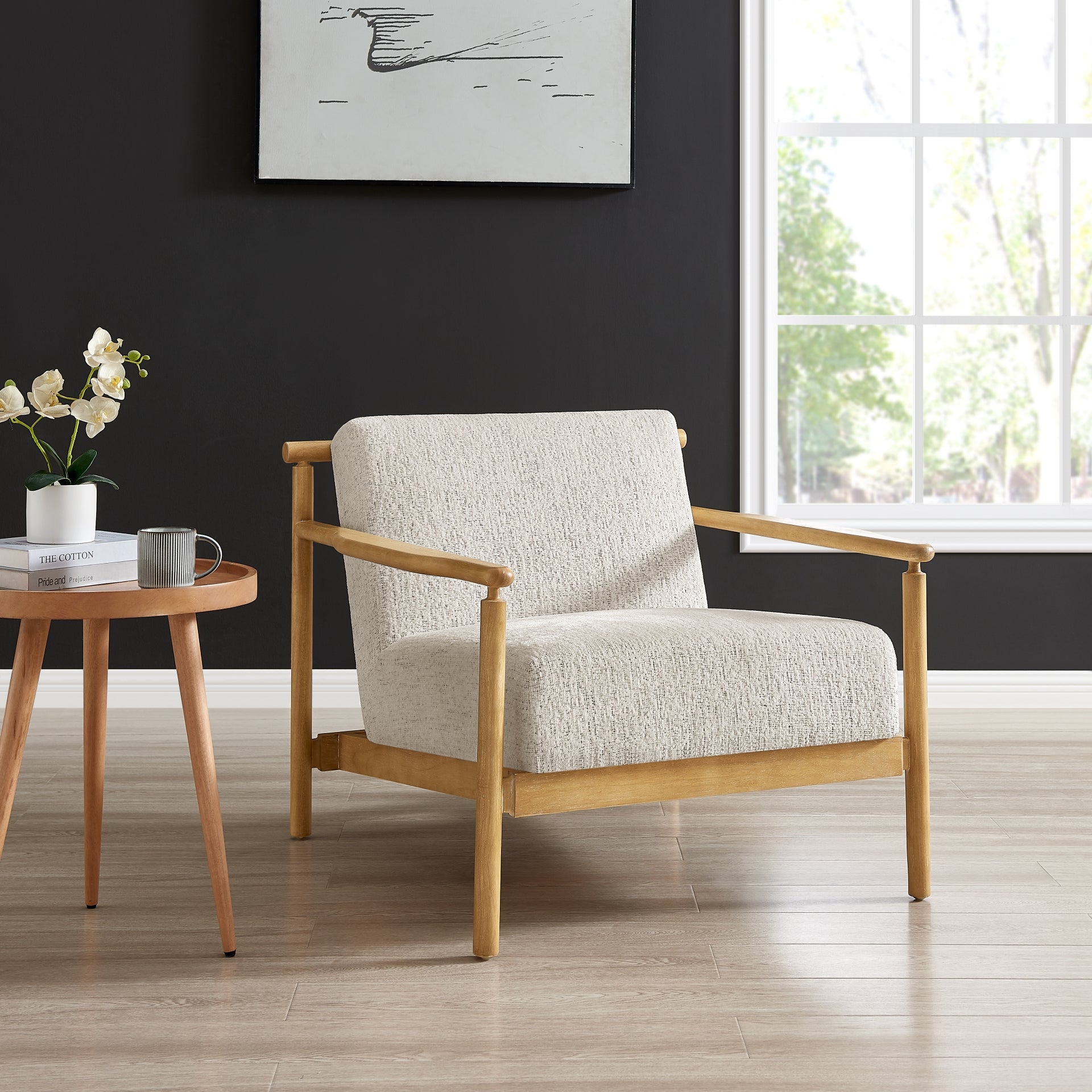 Arnold Fabric Accent Arm Chair