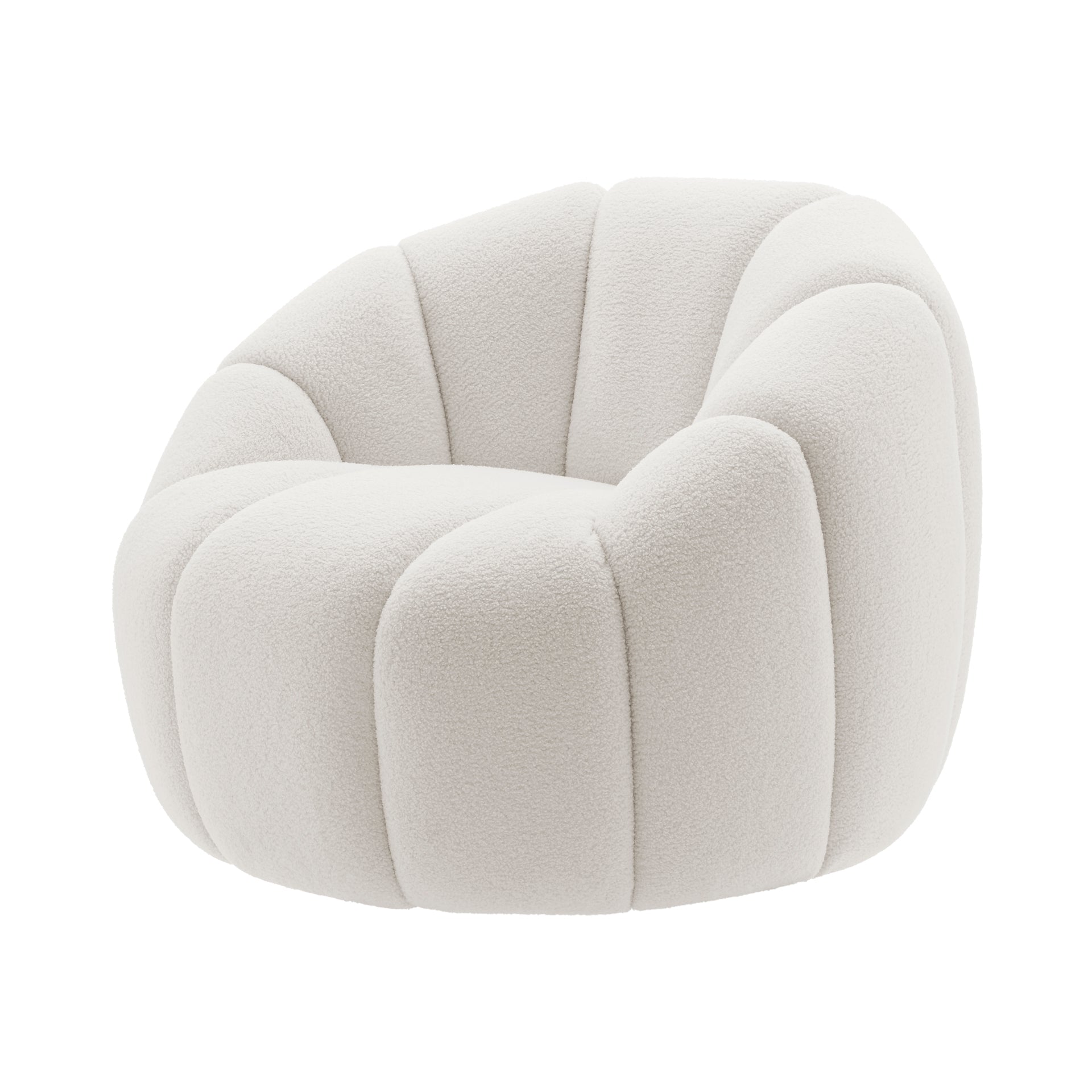 Callista Fabric Swivel Accent Chair