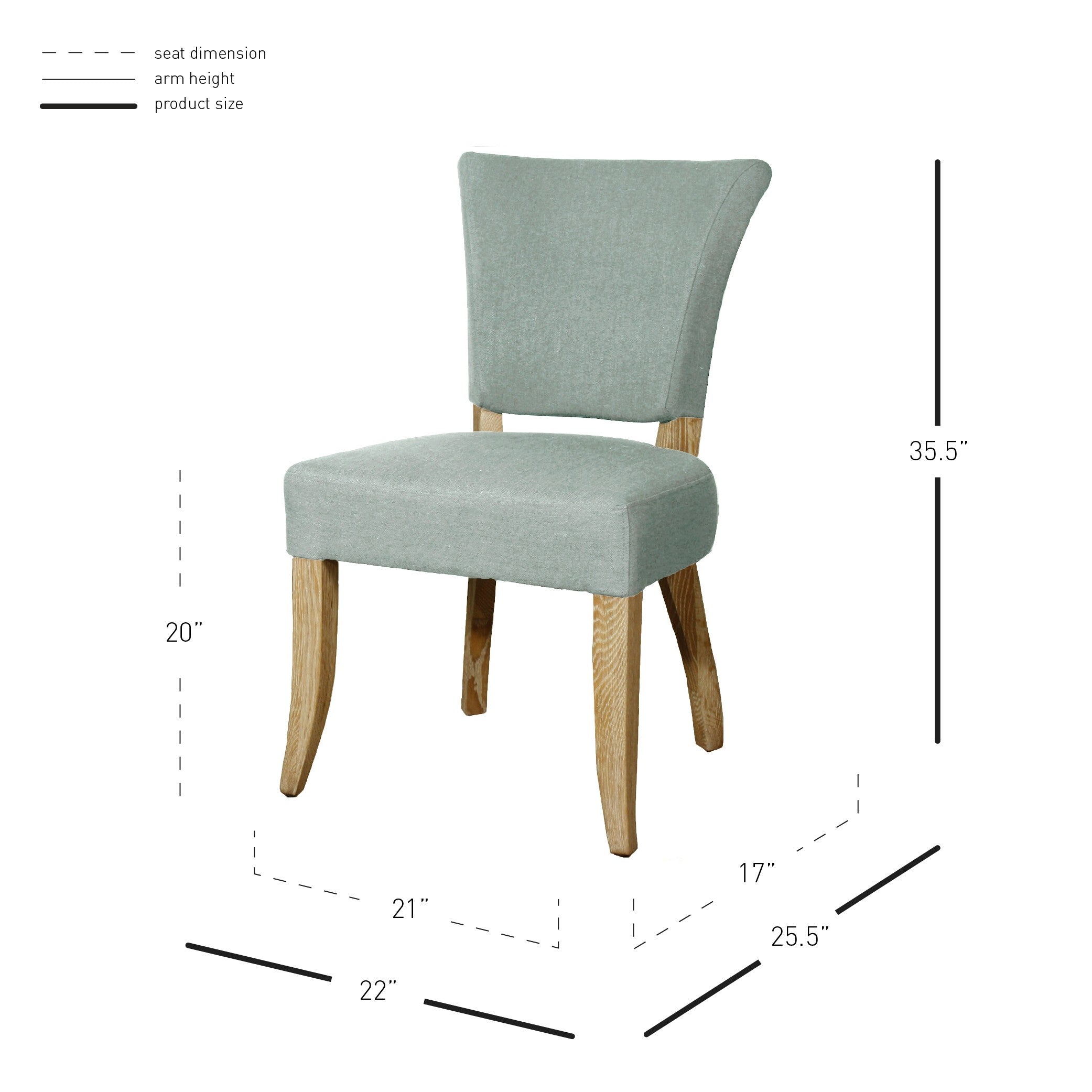 Austin Fabric Dining Side Chair