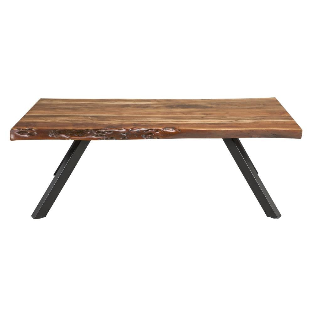 Reese Live Edge Wood Rectangular Coffee Table
