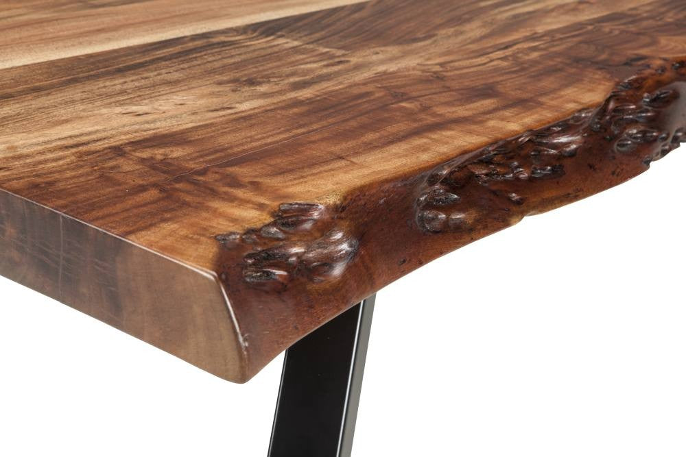 Reese Live Edge Wood Rectangular Coffee Table
