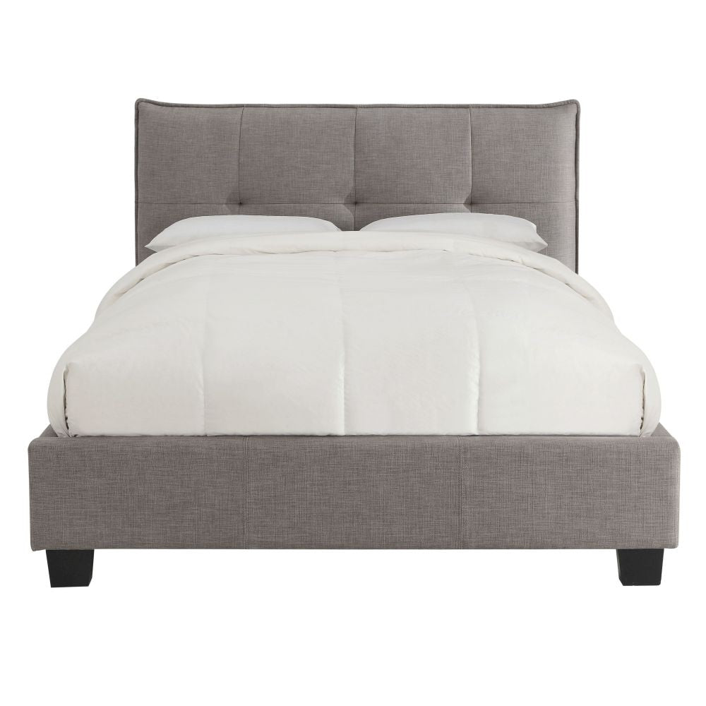 Adona Upholstered Storage Bed in Dolphin Linen