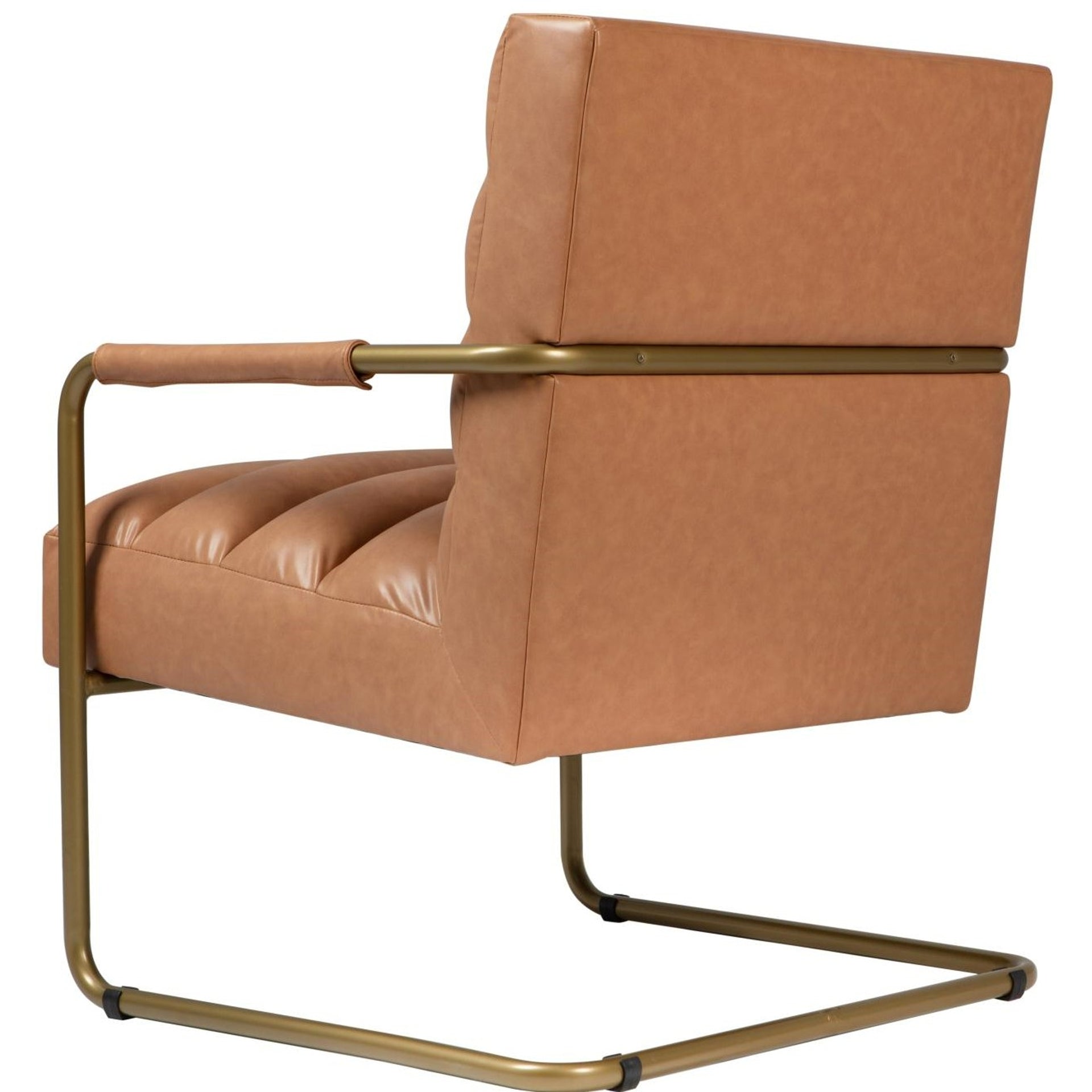 Peyton  Accent Arm Chair Gold Frame