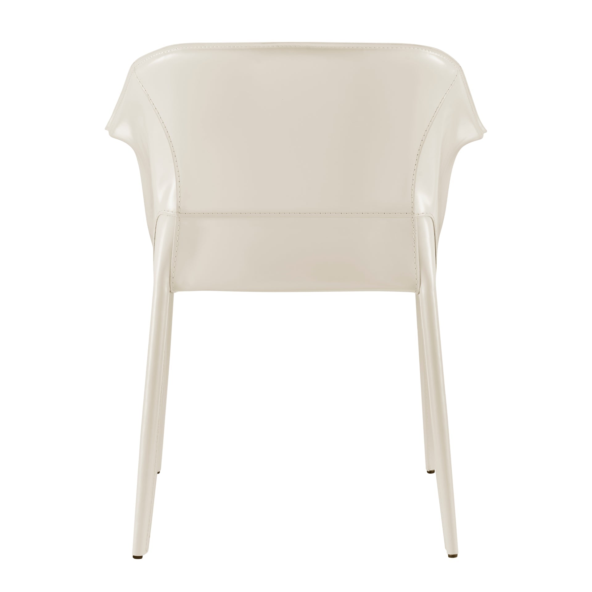 Callie Recycled Leather Dining Arm Chair