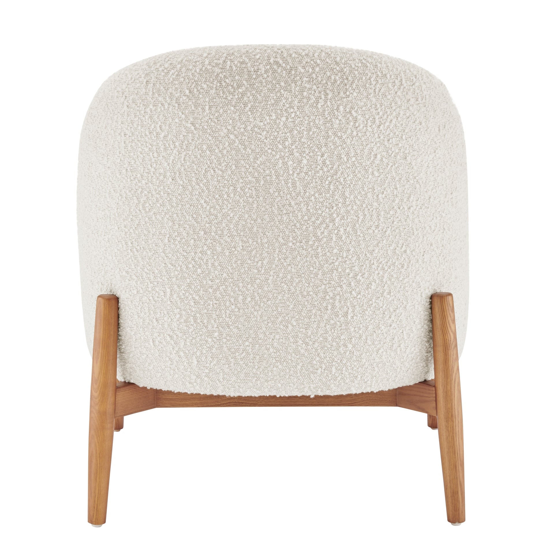 Adriana  Fabric Accent Chair Walnut Legs