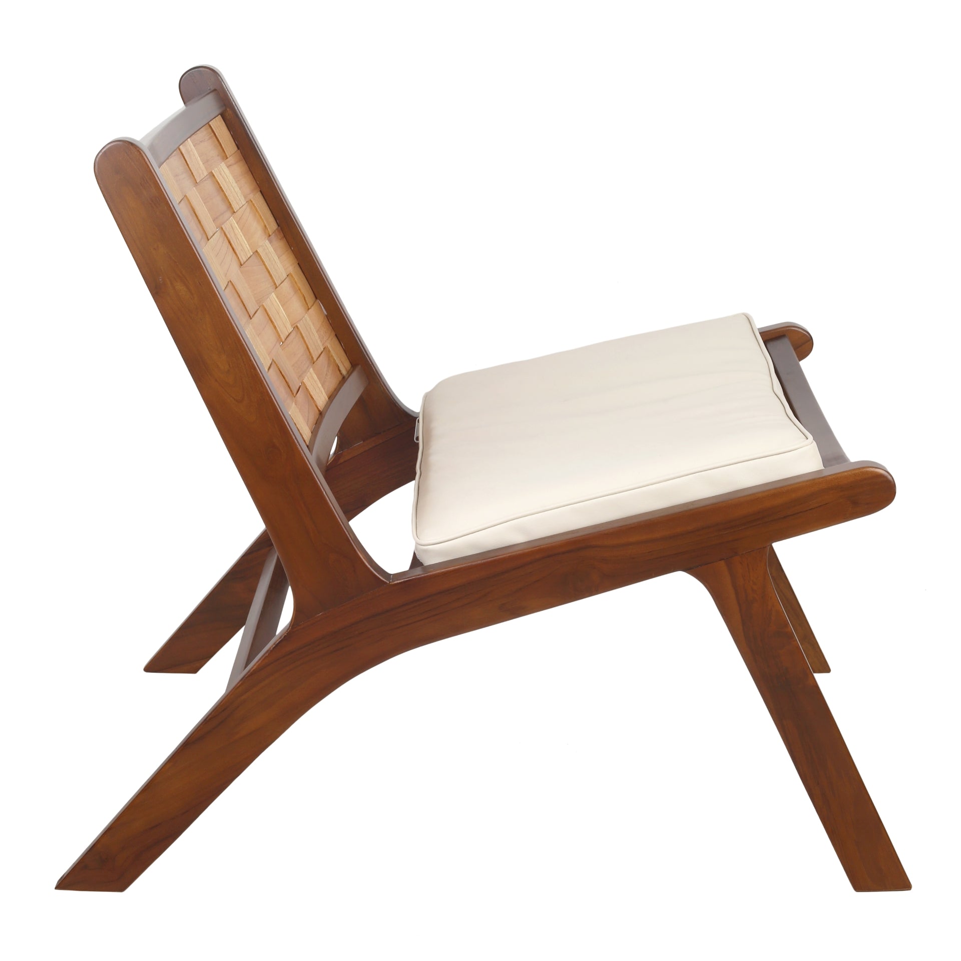 Loria Teak Accent Chair w/  Cushion