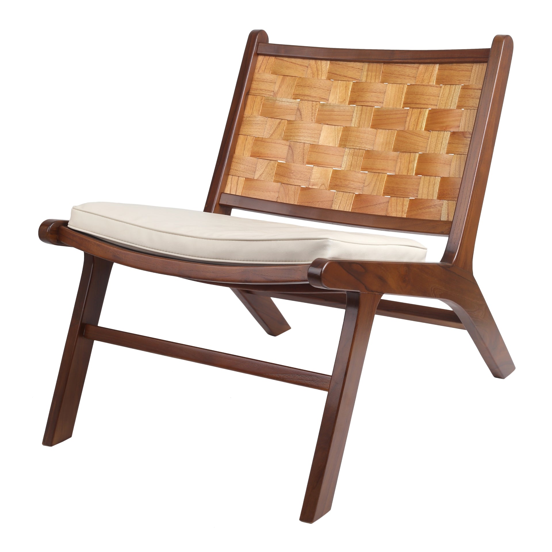 Loria Teak Accent Chair w/  Cushion
